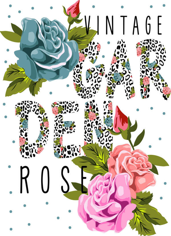 Vintage Garden Rose T-Shirt