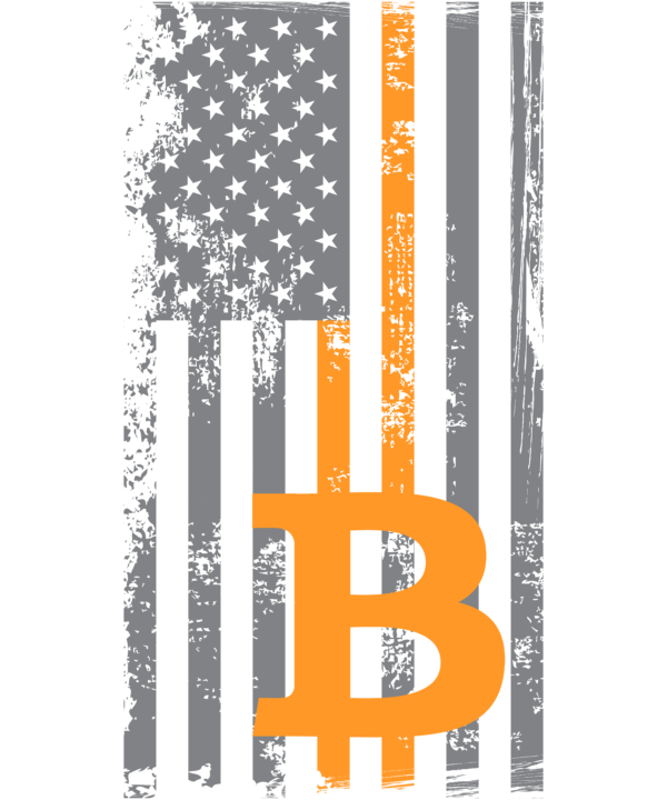 Bitcoin USA Flag