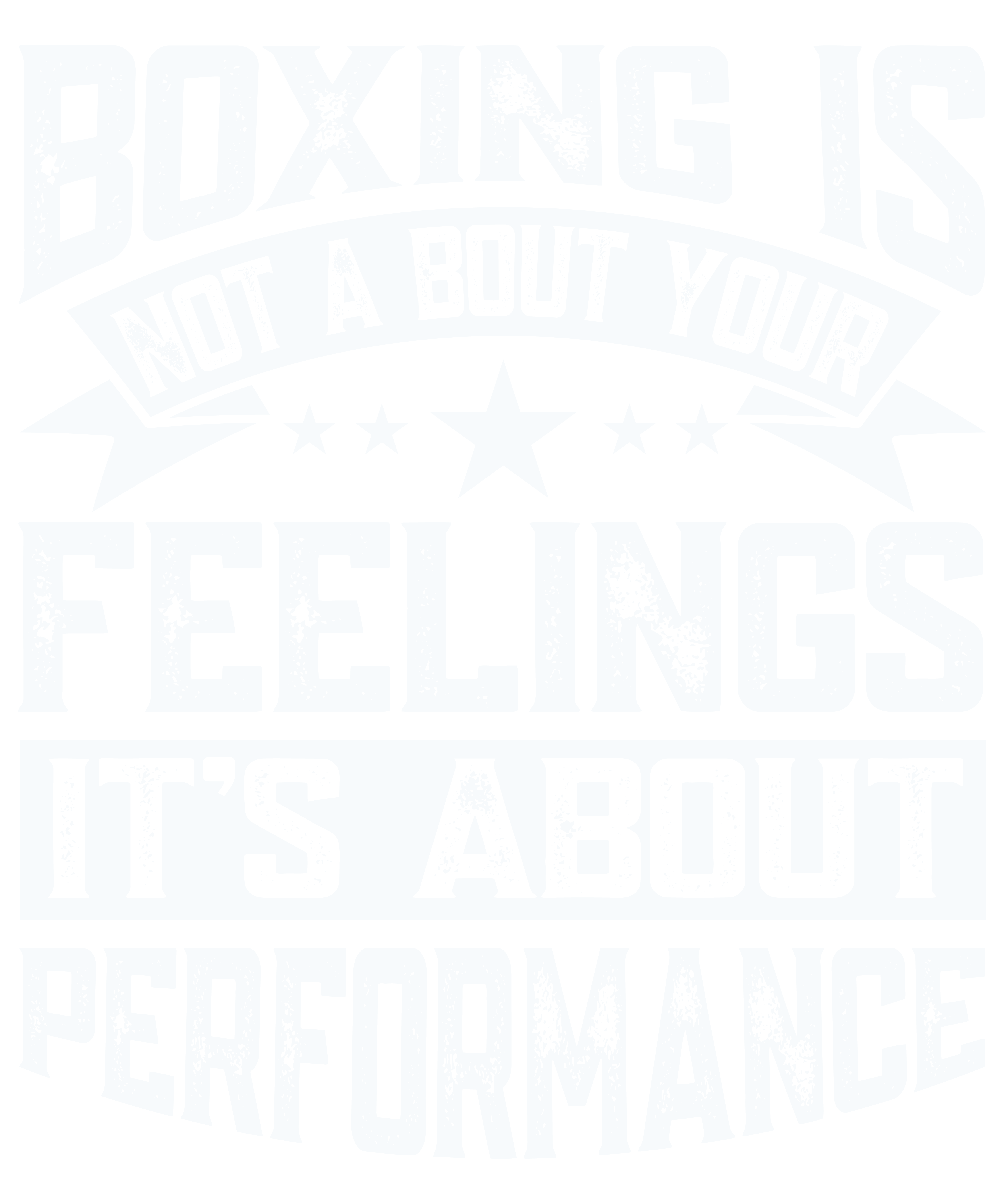 Boxing Is Not A Bout Your Feelings It's About Performance