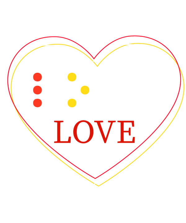 Braille Dots Makes Love