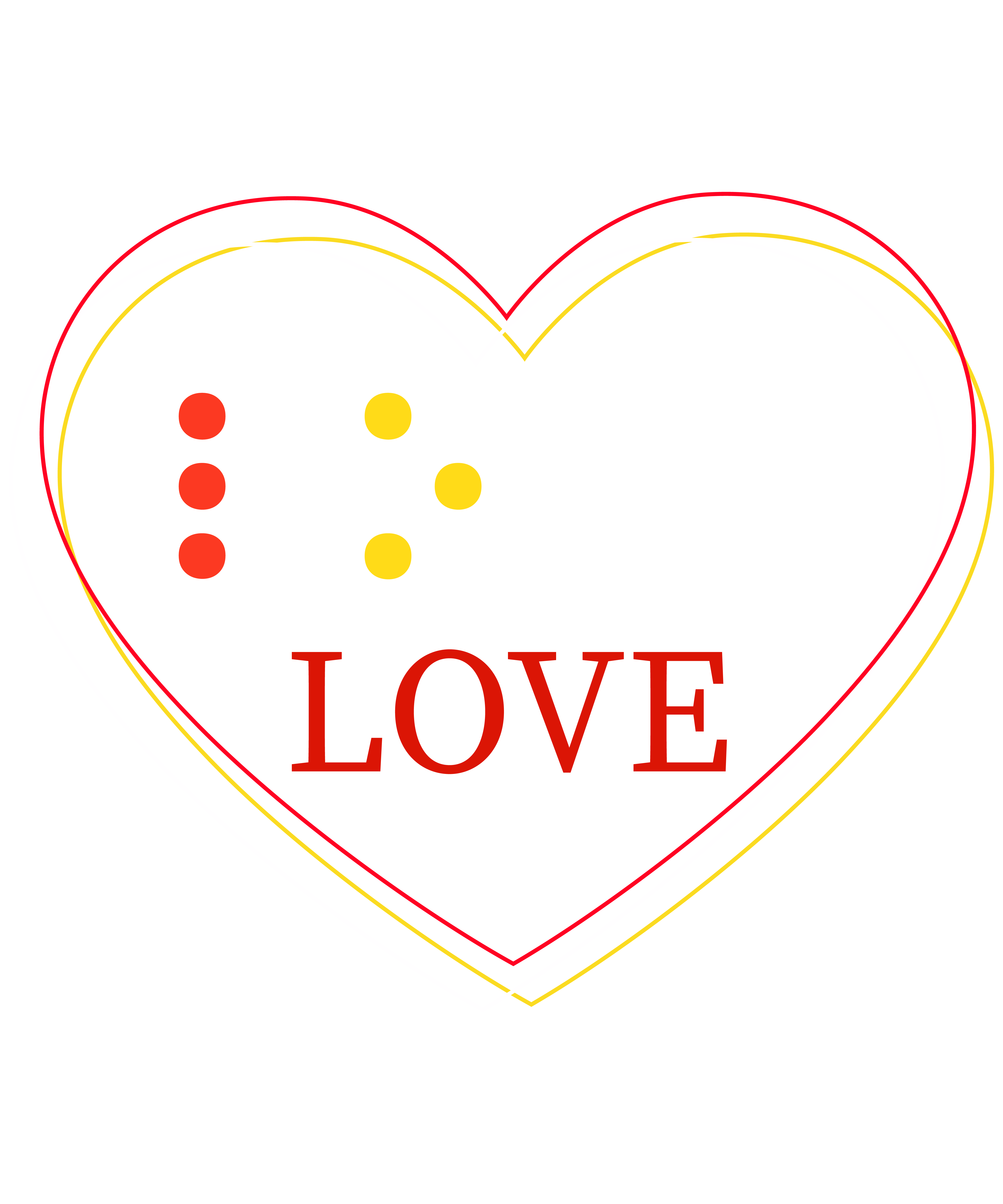 Braille Dots Makes Love
