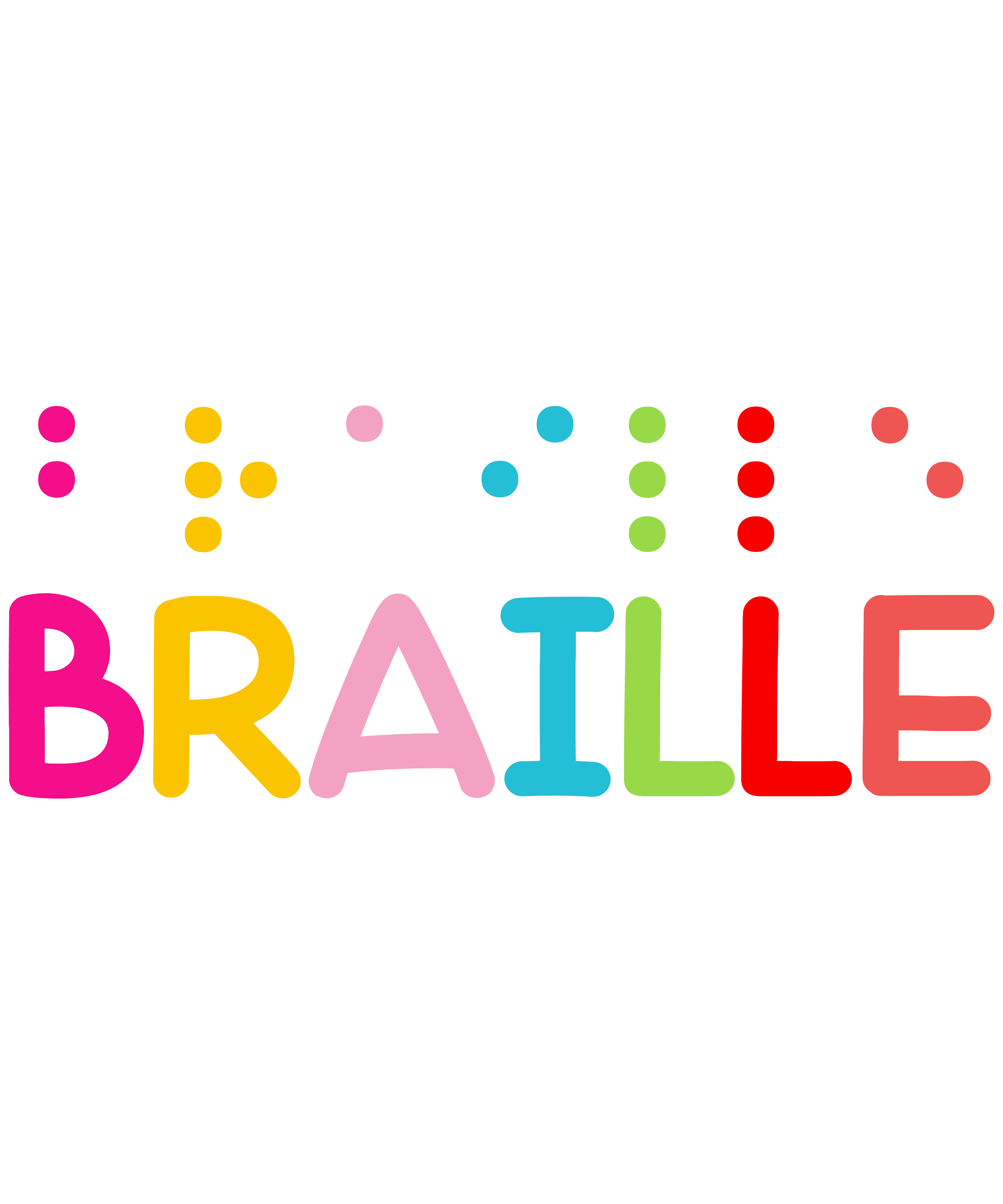Braille Retro Colors