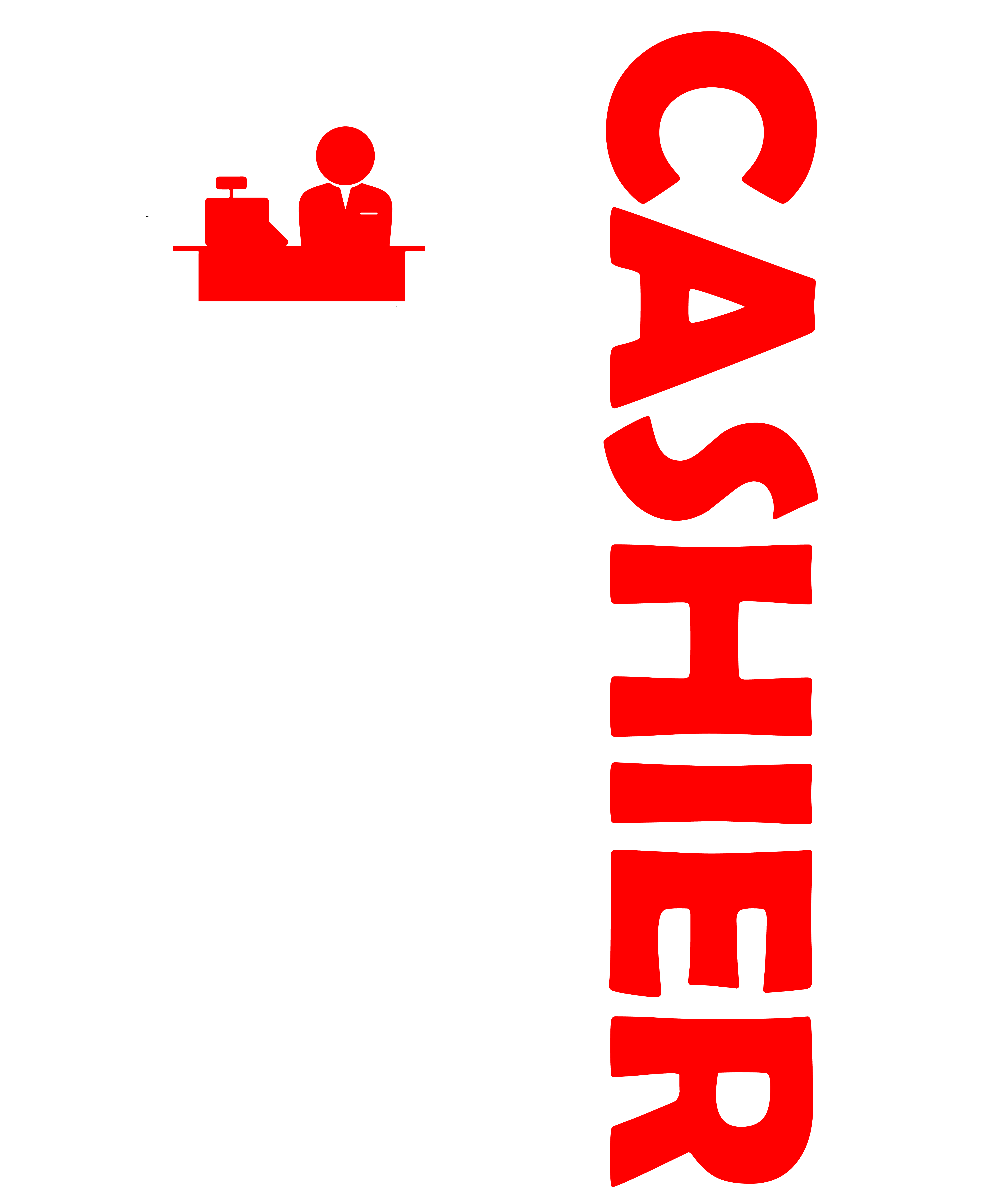 Cashier USA Flag