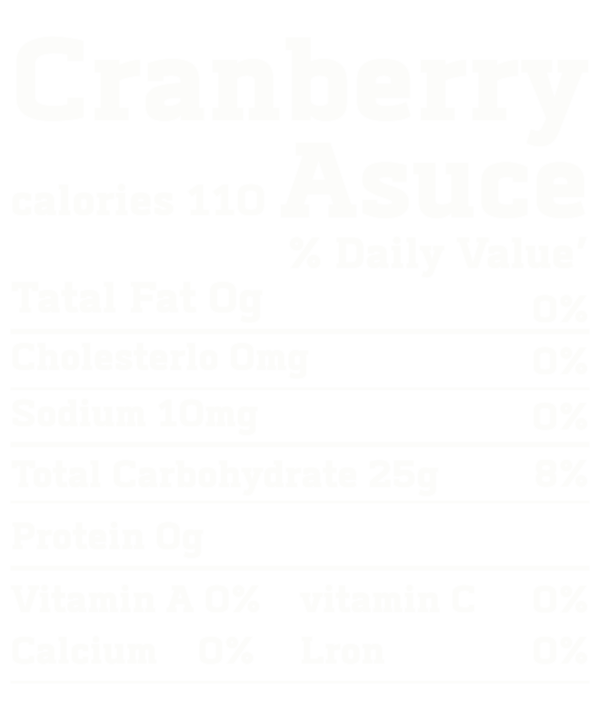 Cranberry Sauce