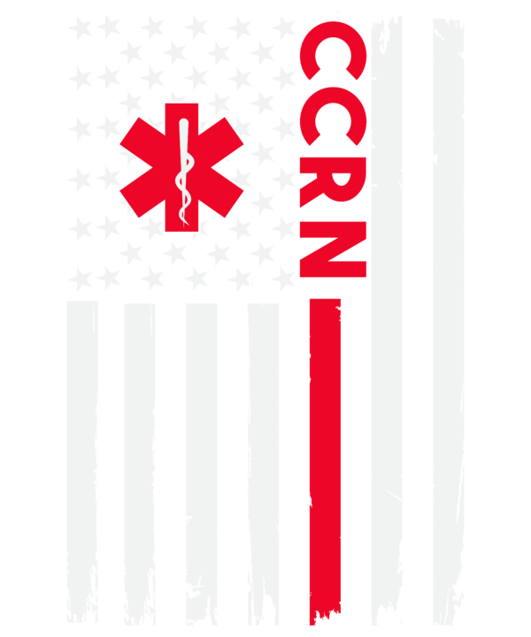 Critical Care Registered Nurse USA Flag