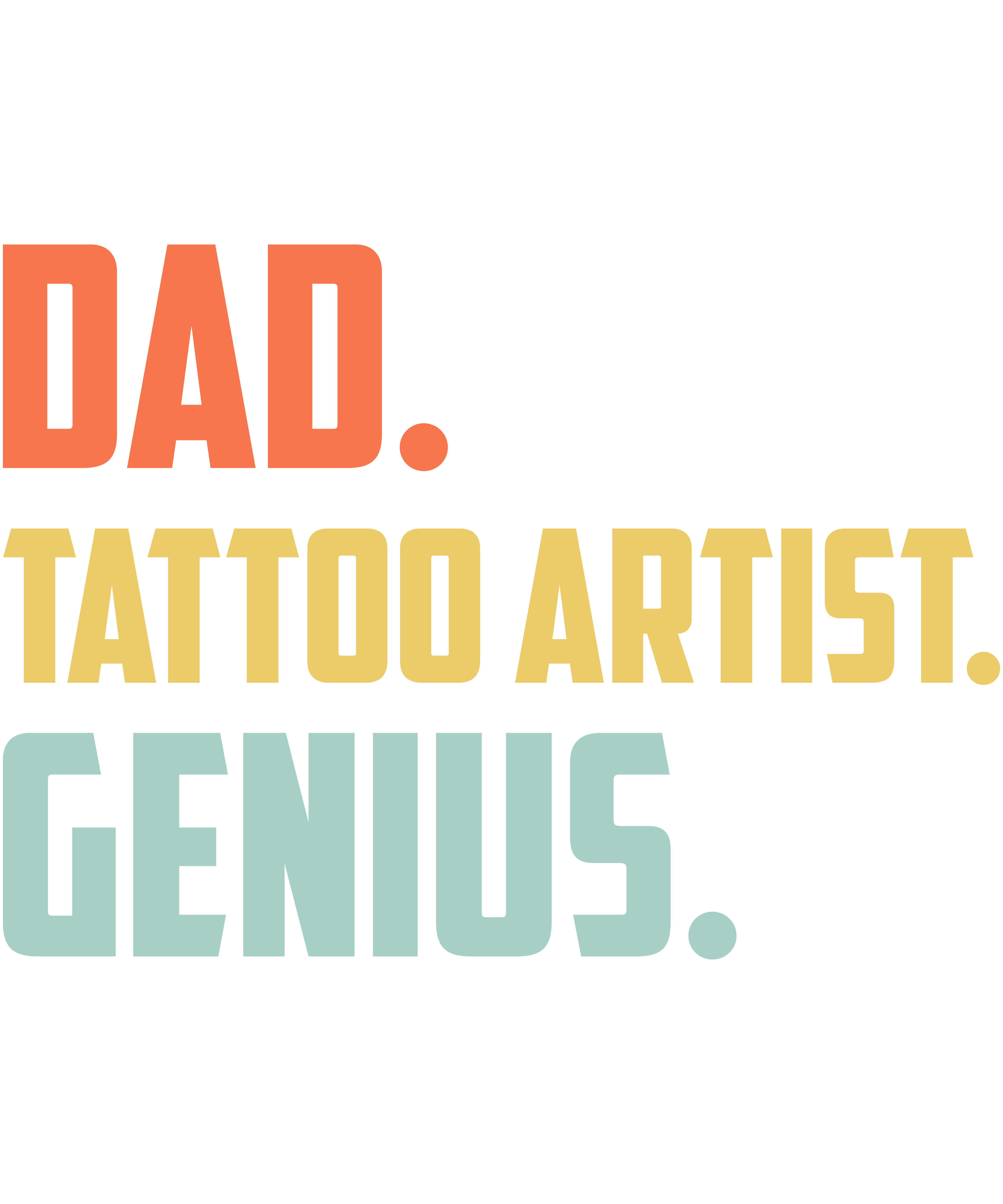 Dad Tattoo Artist Genius
