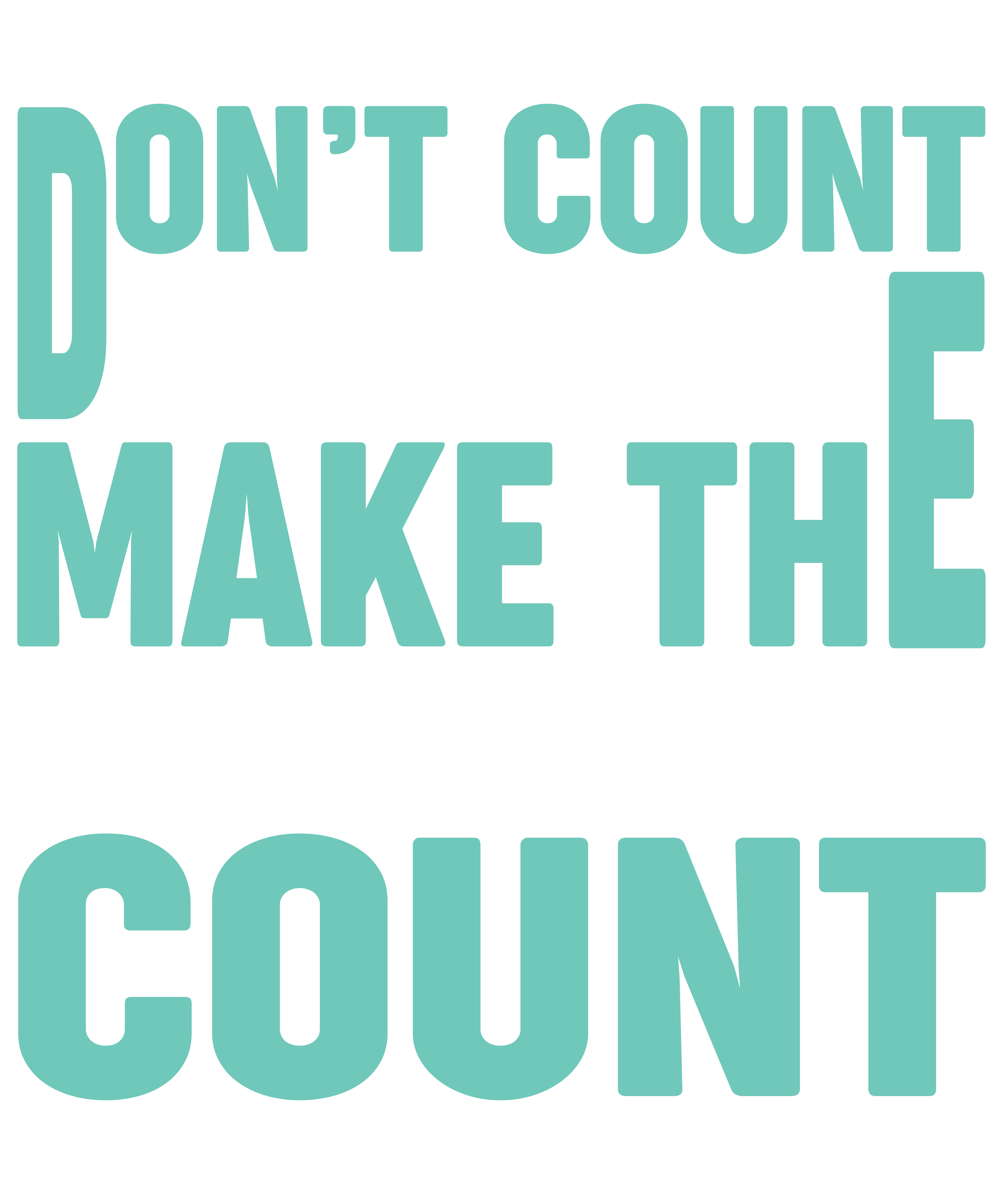 Don't Count The Days Make The Days Count