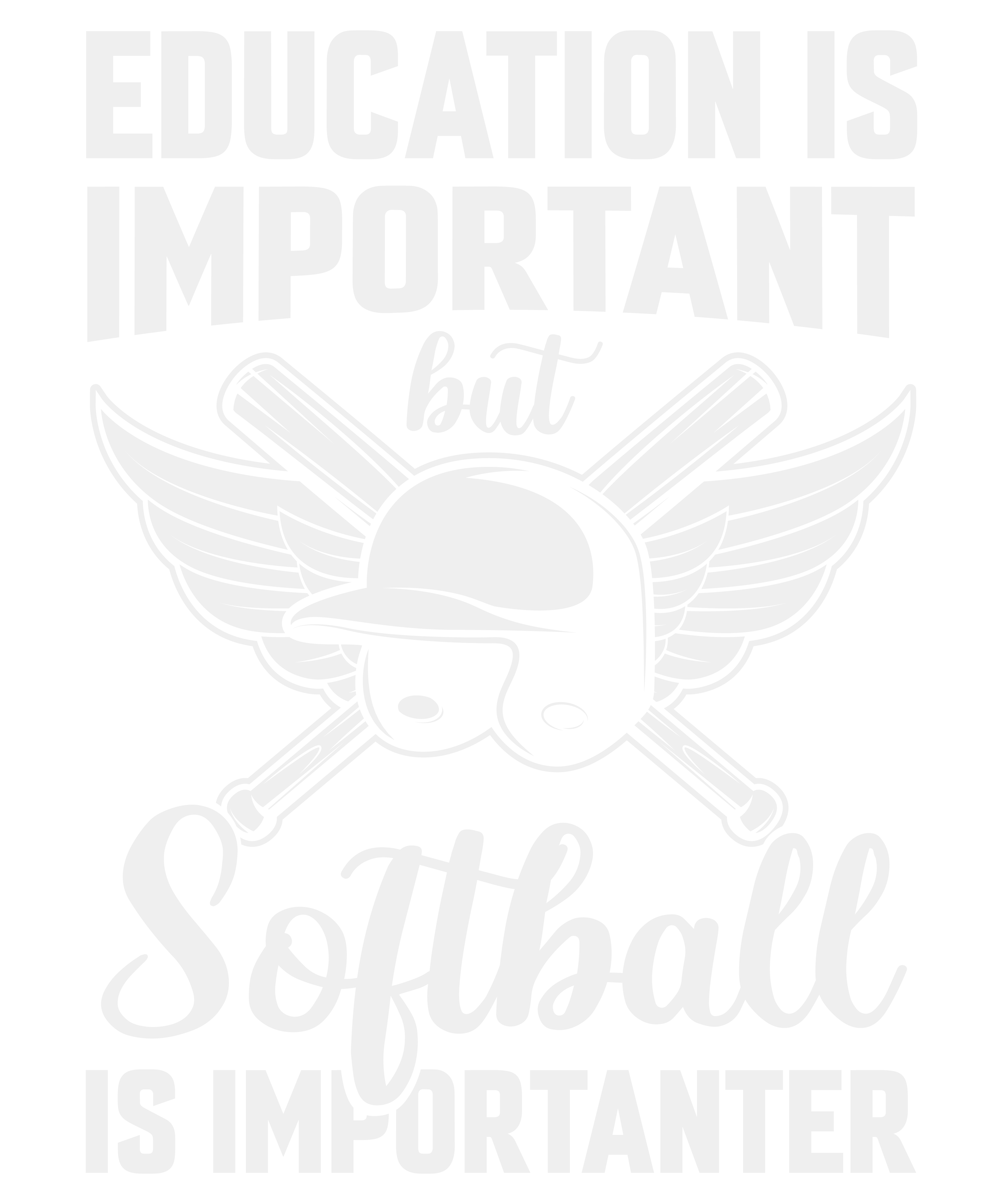 Education Is Important But Softball Is Importanter