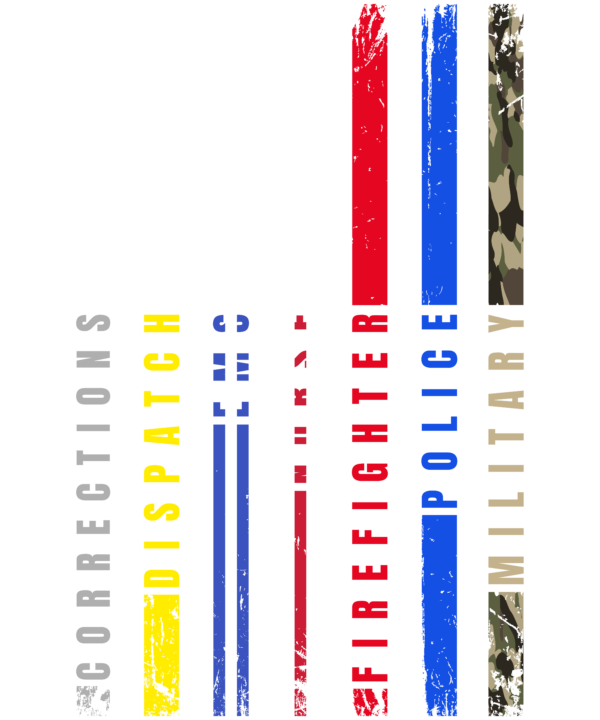 First Responders Hero Flag Nurse EMS Police Fire Military