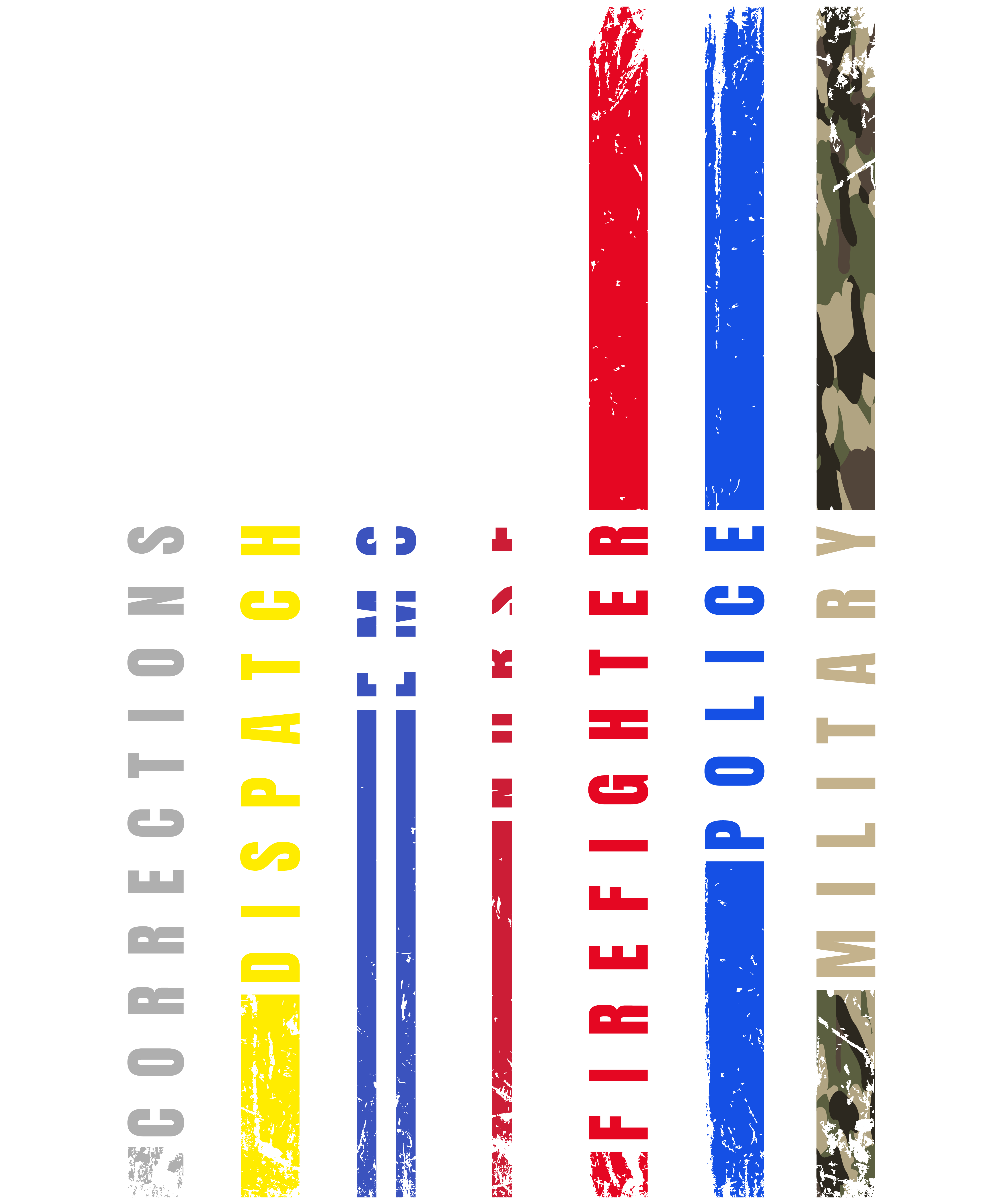 First Responders Hero Flag Nurse EMS Police Fire Military