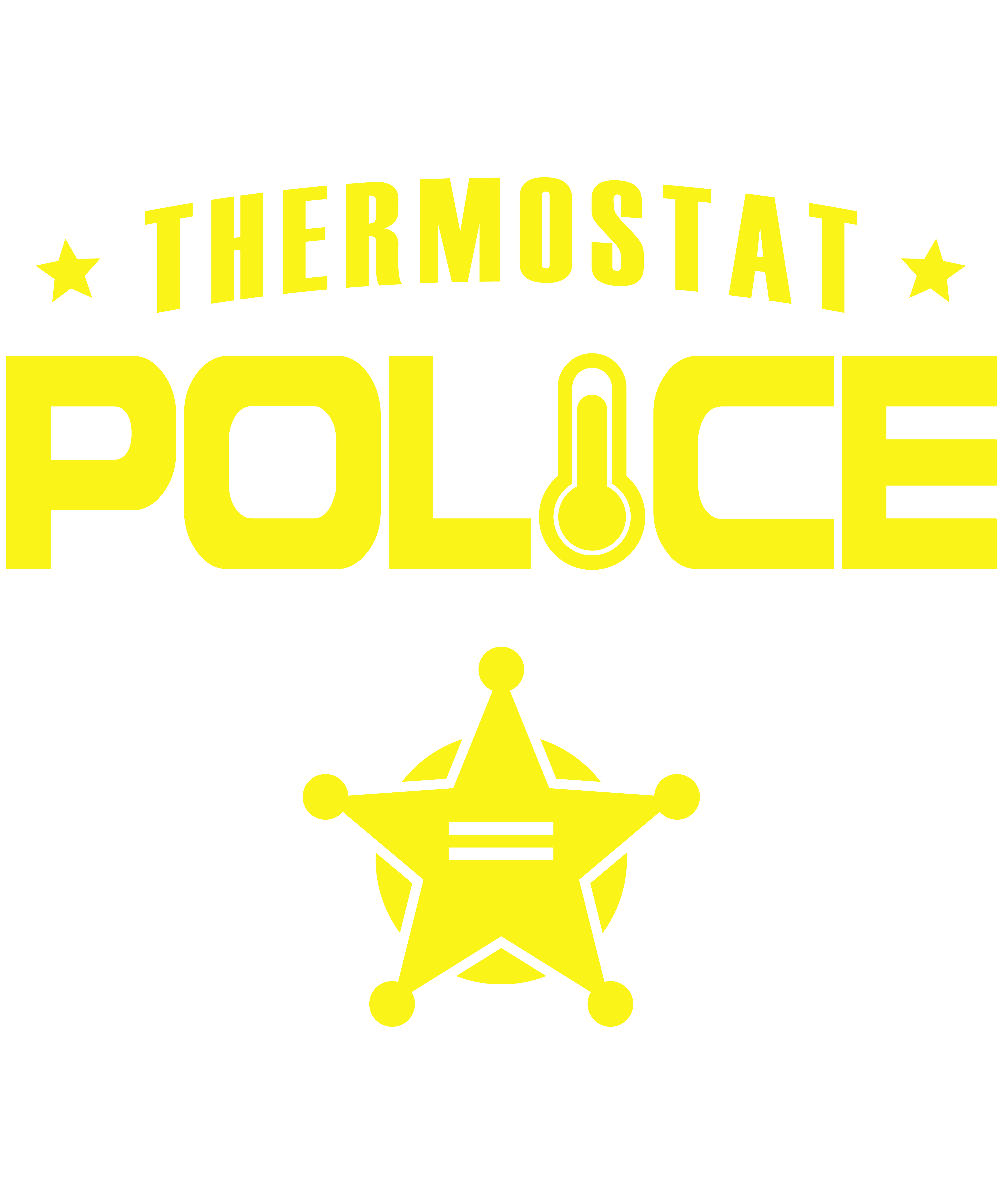Funny Father's Day Dad Gift Thermostat Police