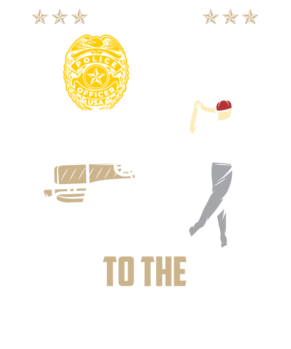 Funny Retired Police Officer Golf Retirement