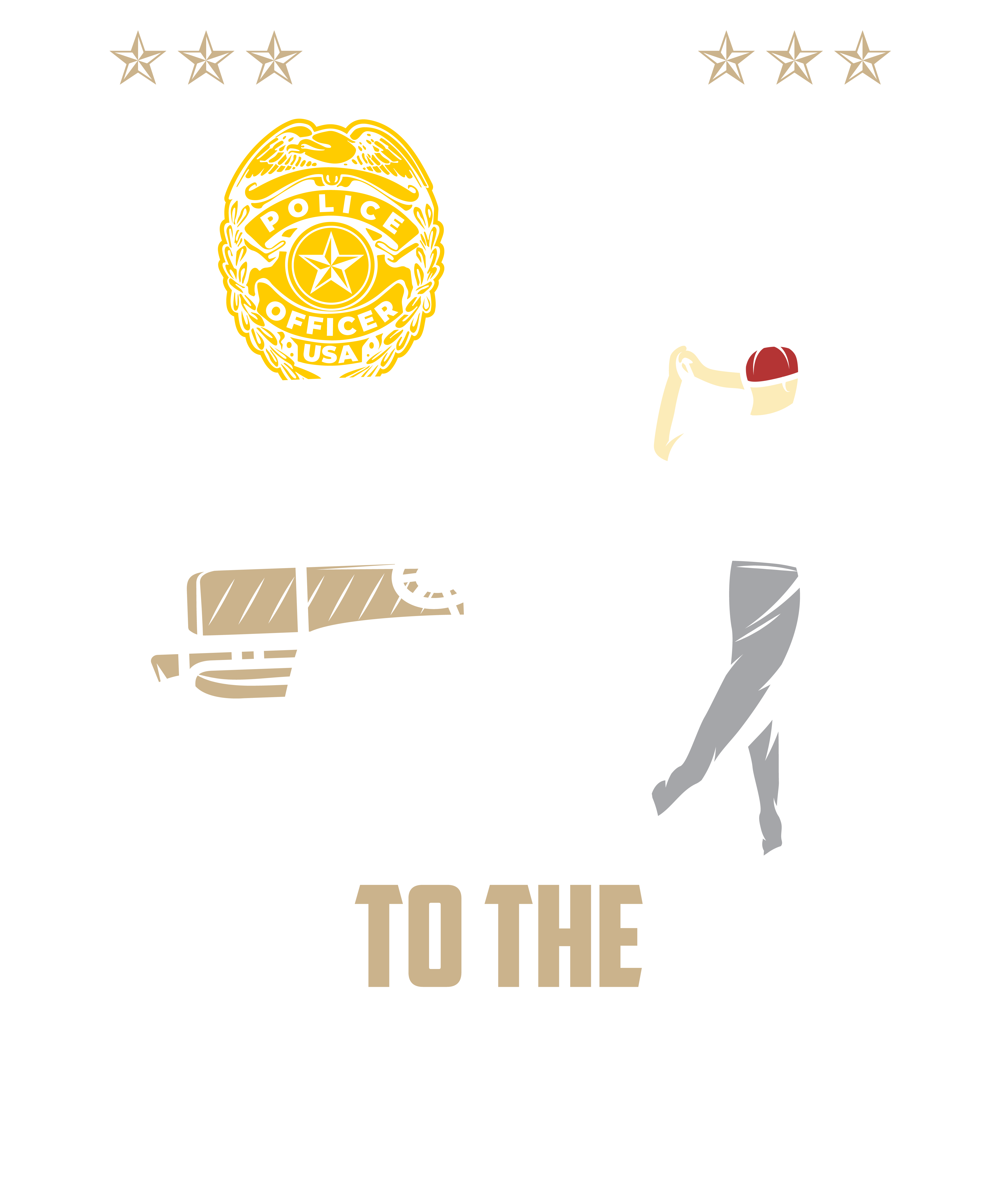 Funny Retired Police Officer Golf Retirement