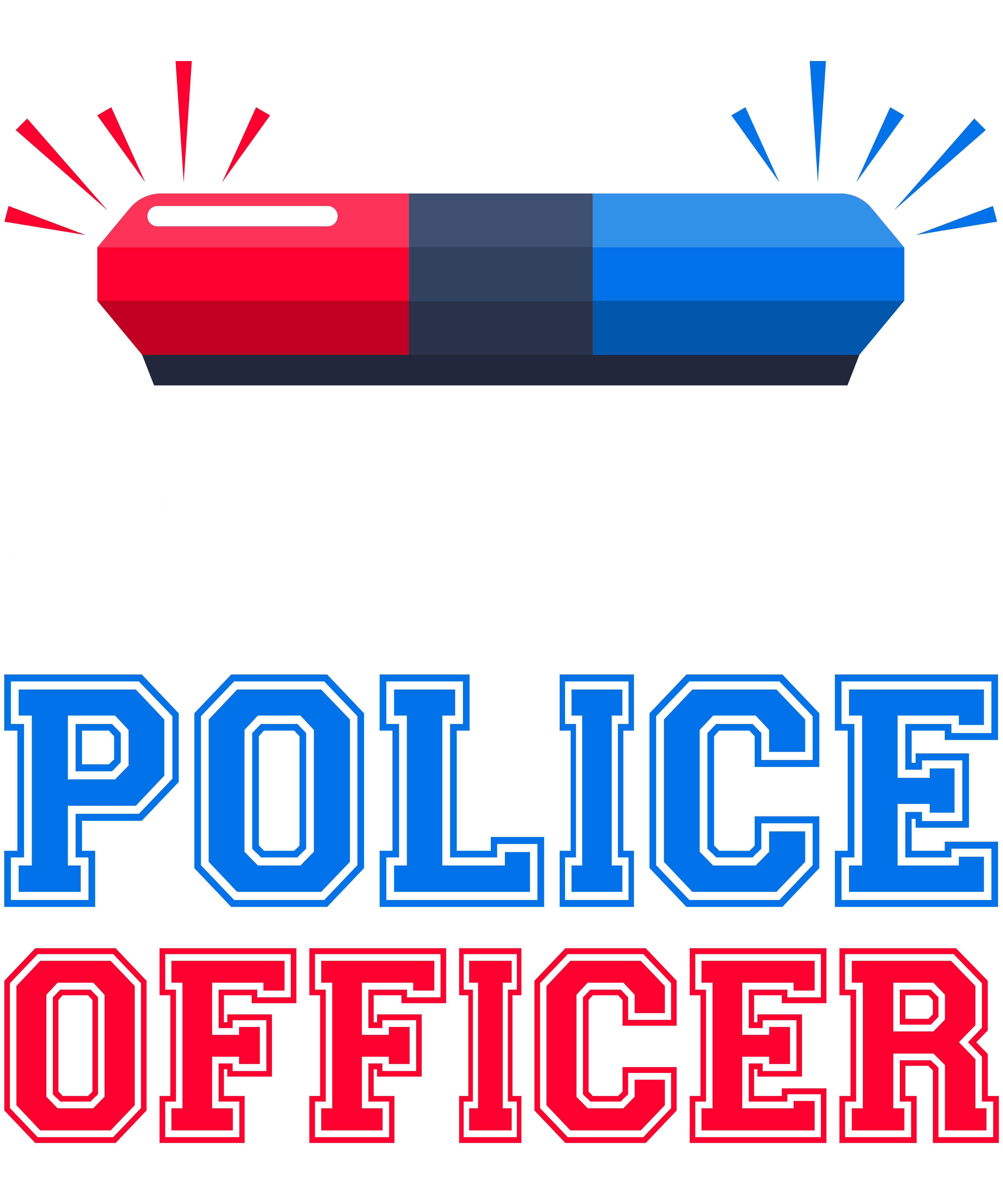 Future Police Officer Fun Novelty My Career