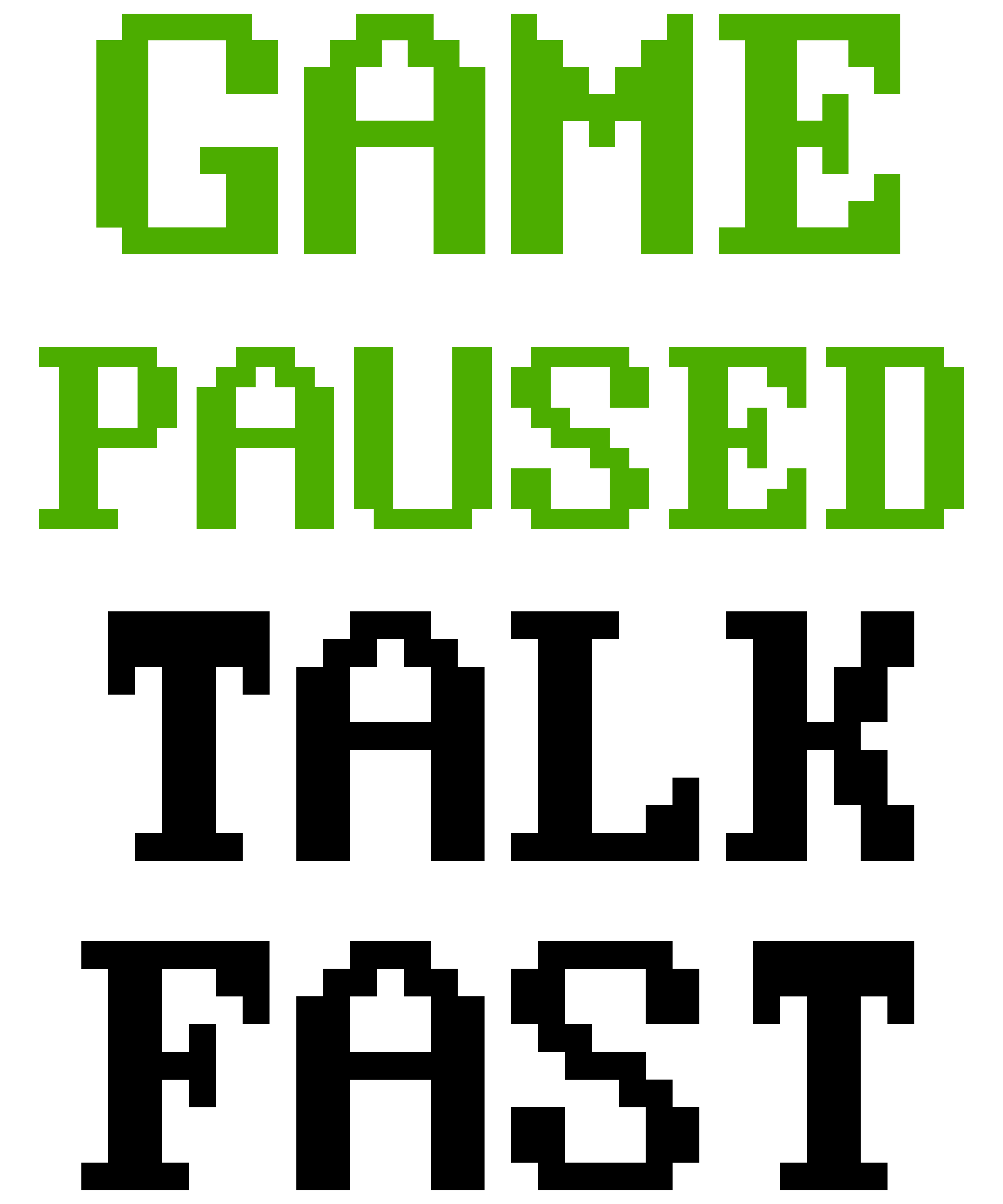 Game Paused Talk Fast