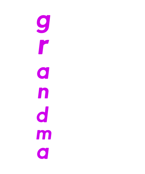 Grandma Letters Cute For Grandmother
