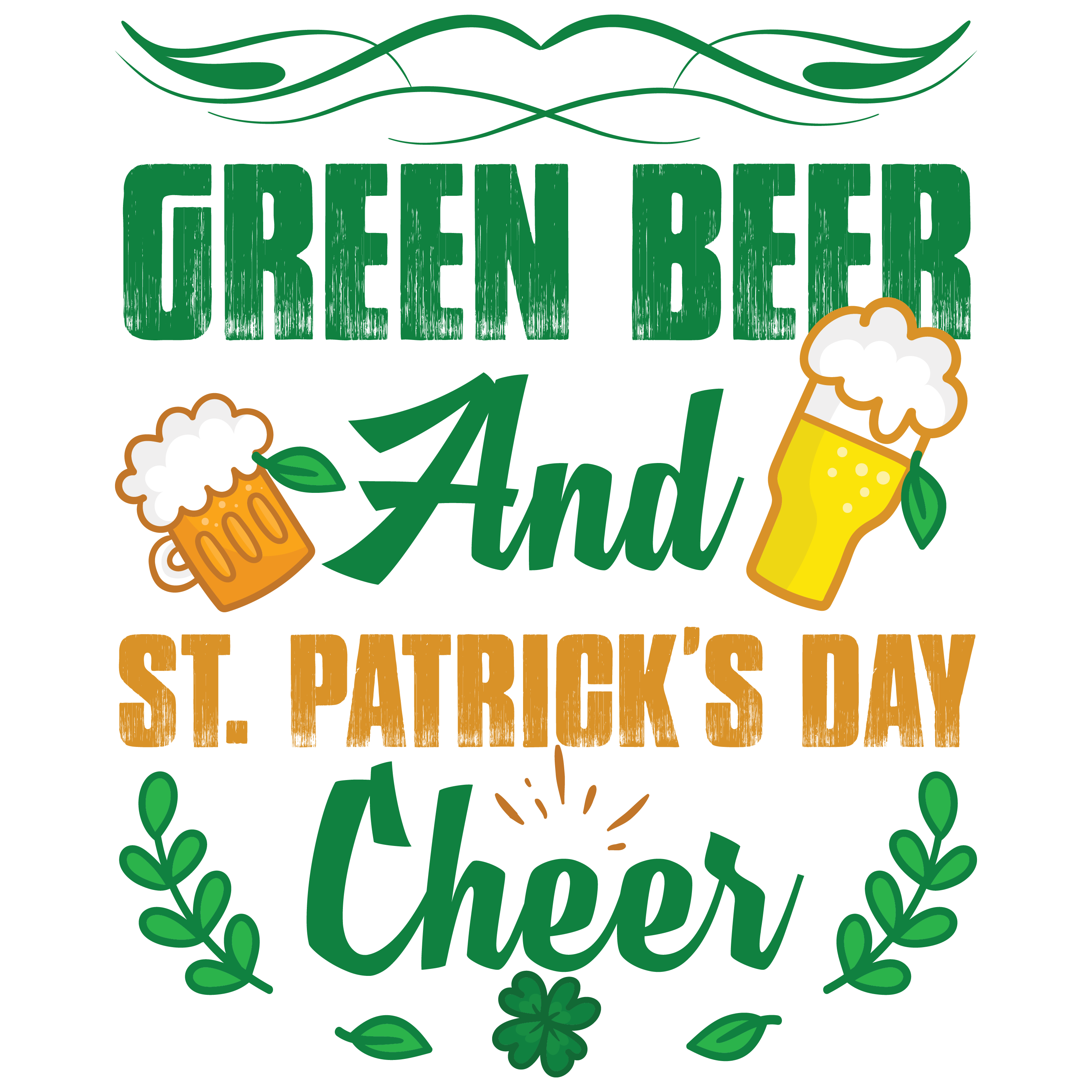 Green Beer And St Patricks