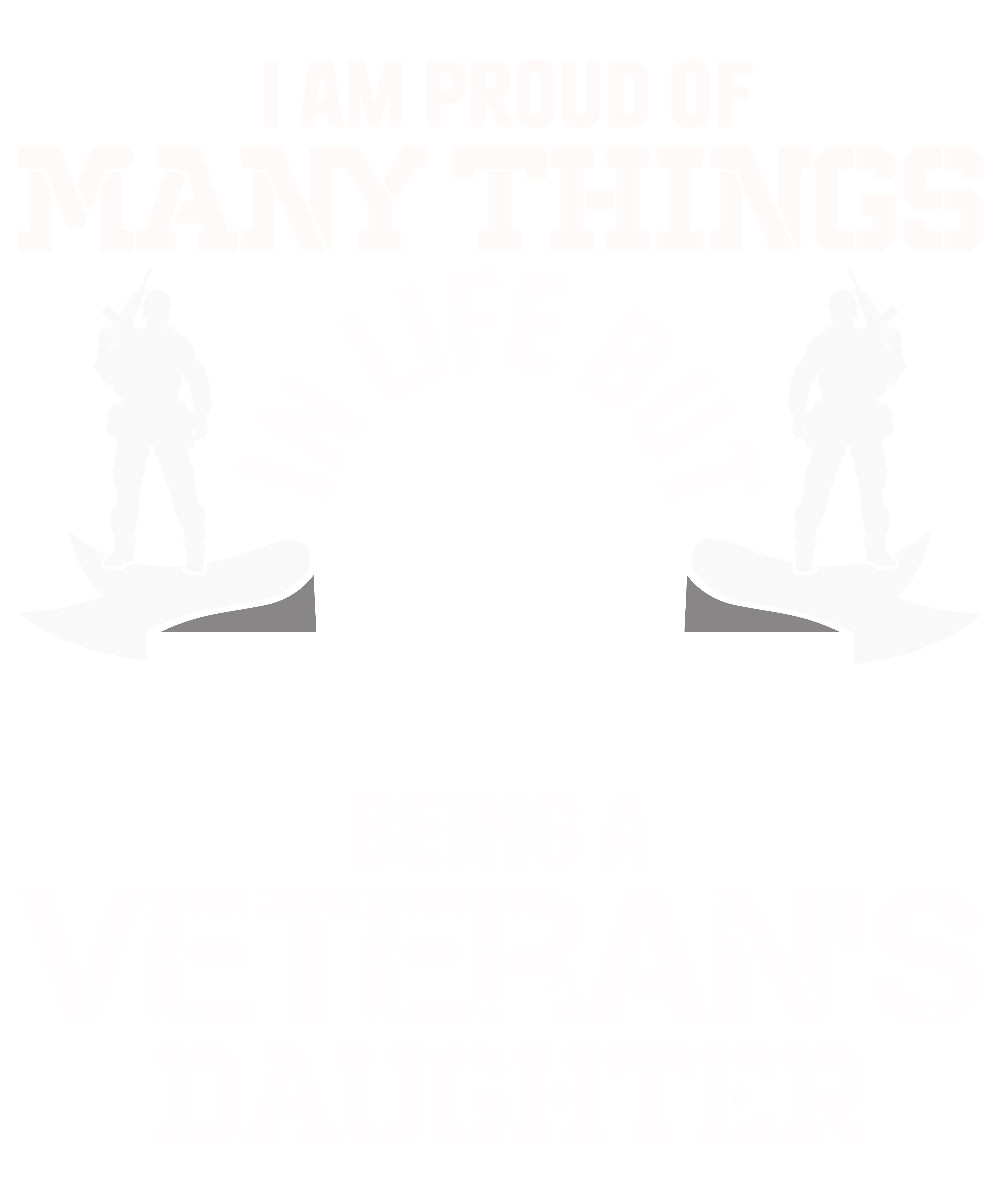 I Am Proud Of Many Things Veteran