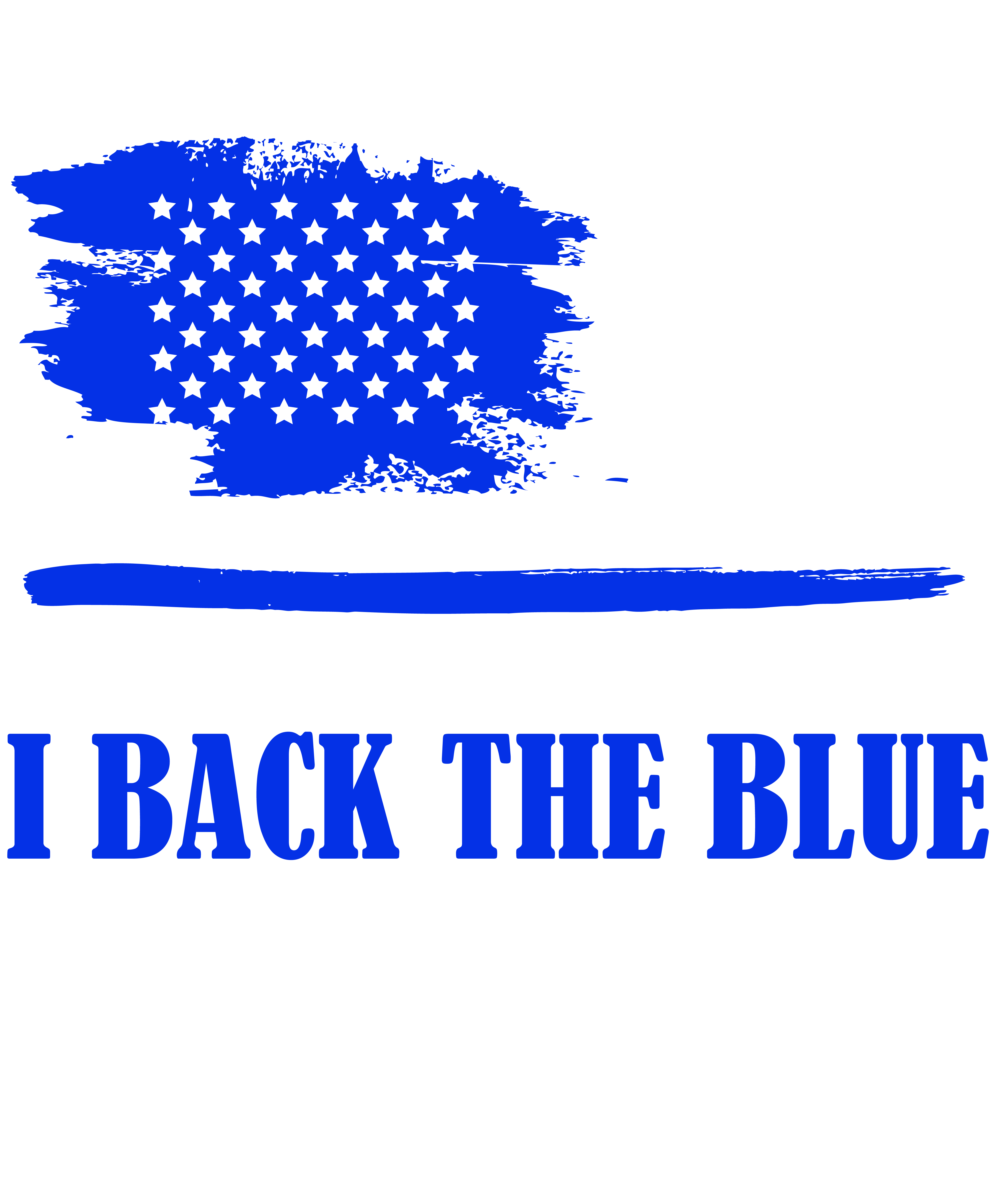 I Back The Blue For My Son Proud Police Officer's Mom Dad