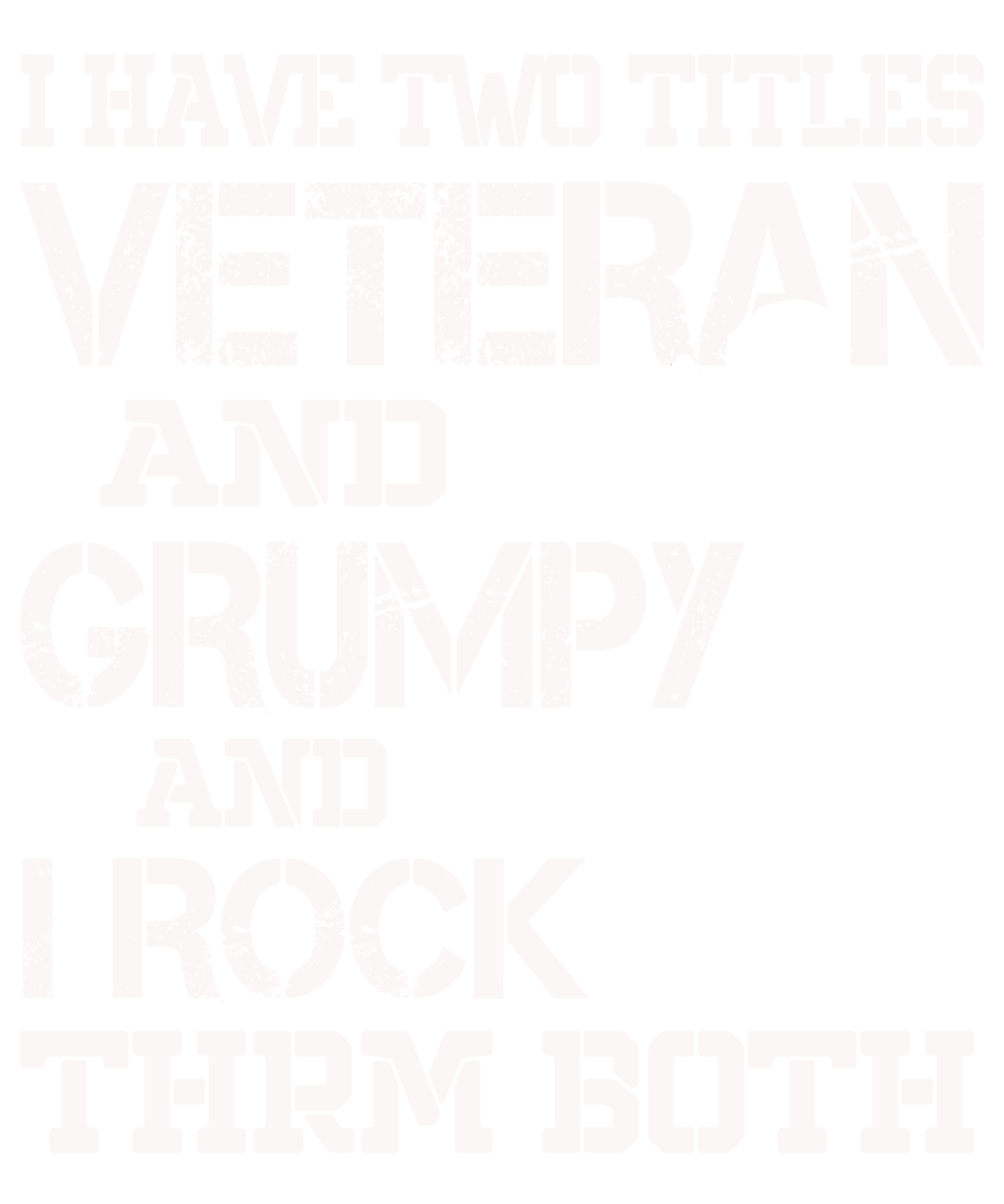 I Have Two Titles Veteran
