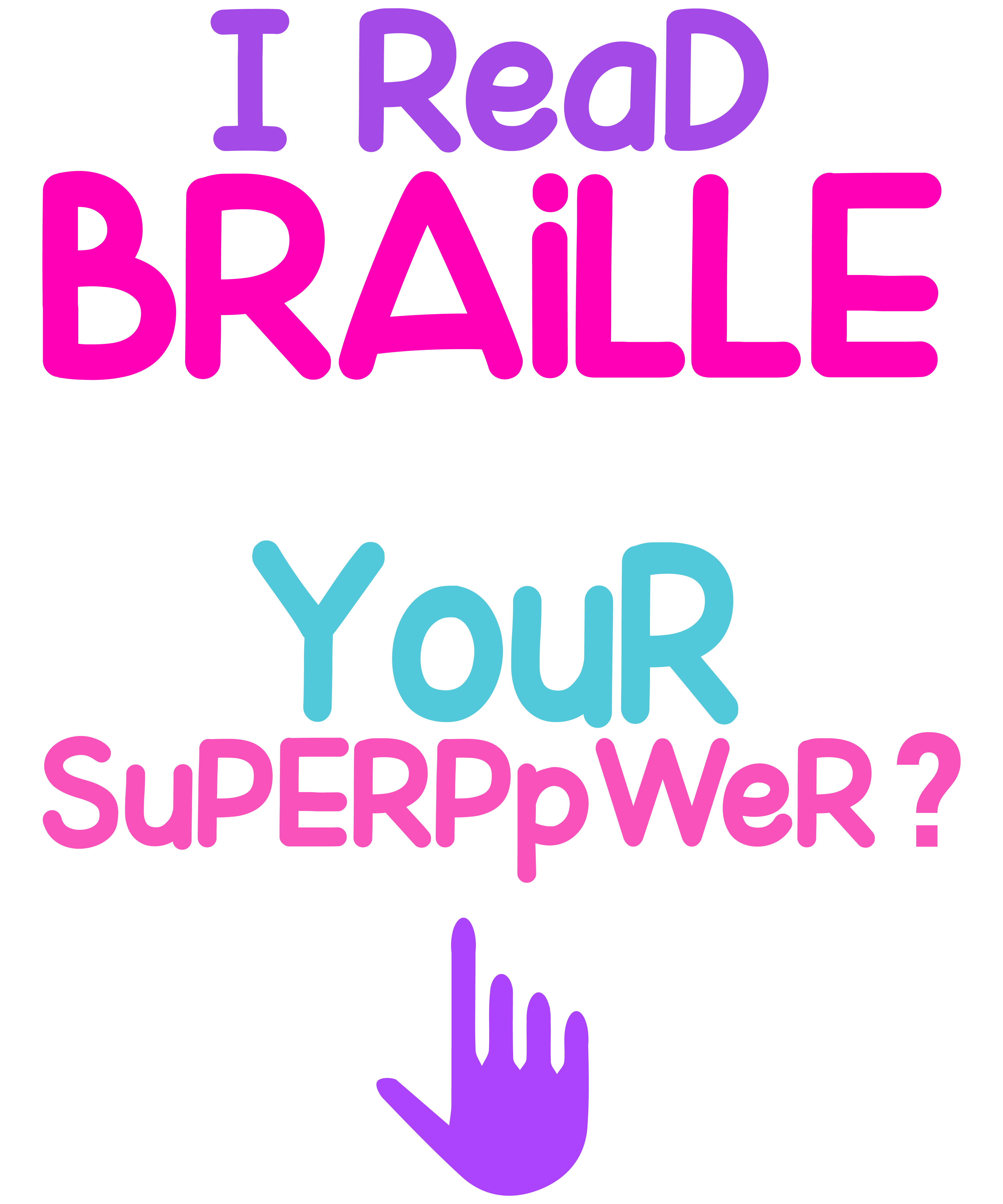 I Read Braille Tell Me