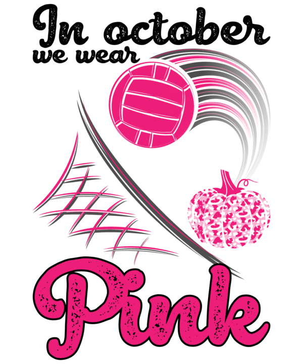 In October We Wear Pink Volleyball