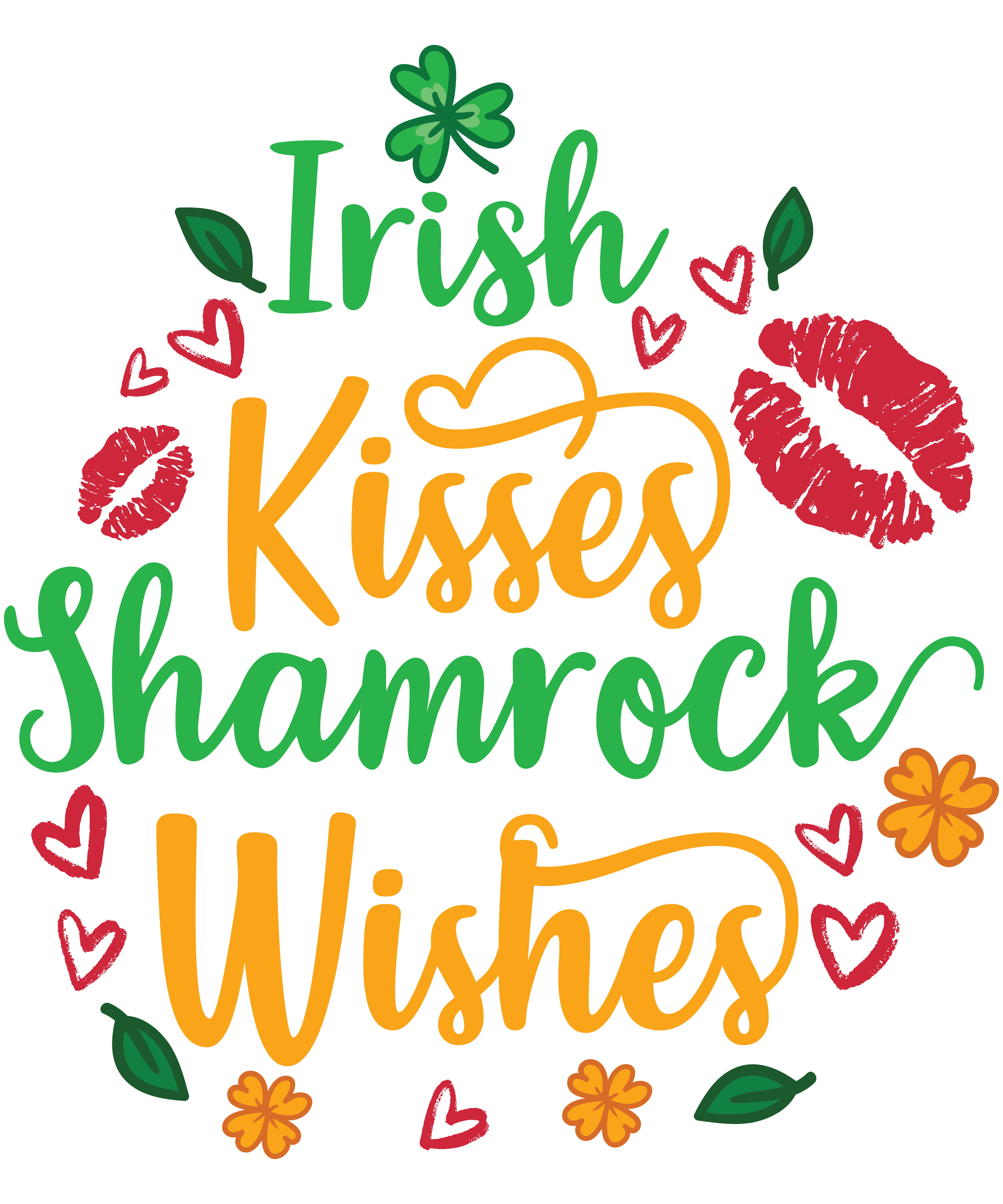 Irish Kisses Shamrock Wishes