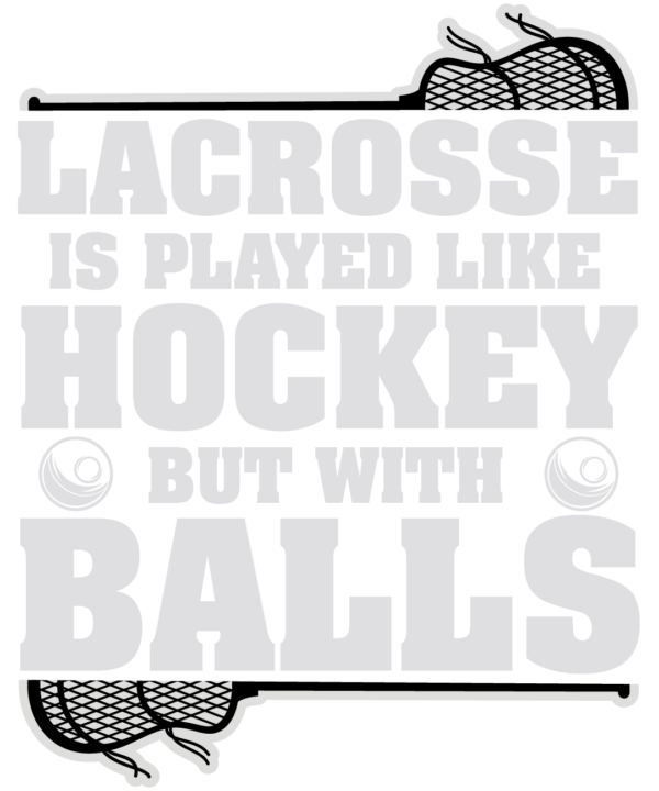 Lacrosse Is Played Like Hockey But With Balls