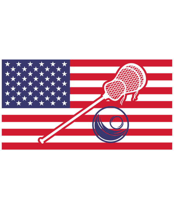 Lacrosse USA Flag