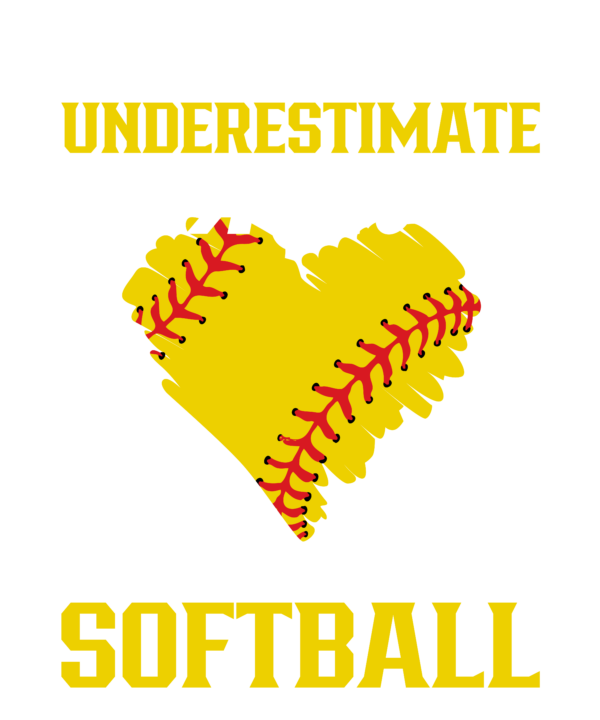 Never Underestimate A Girl Who Plays Softball