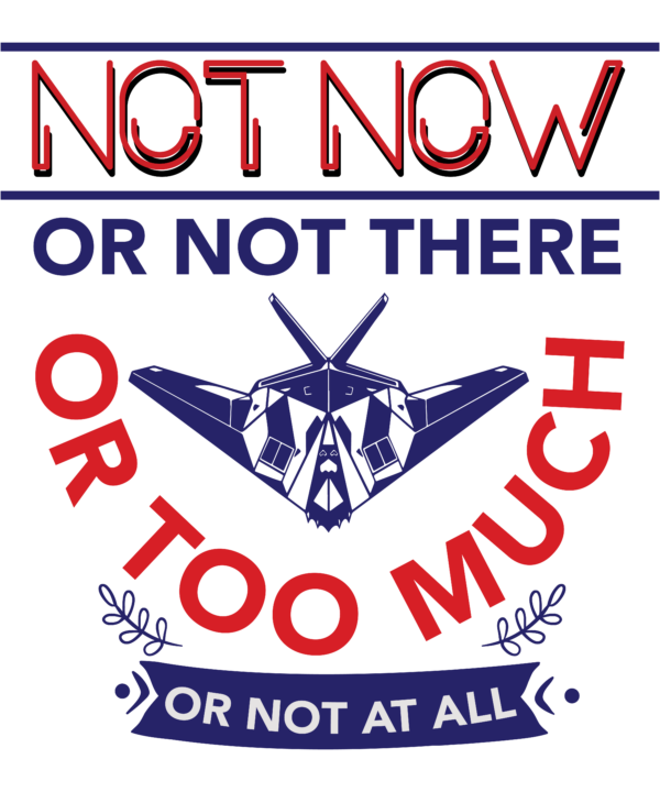Not Now Or Not There Or Too Much Or Not At All