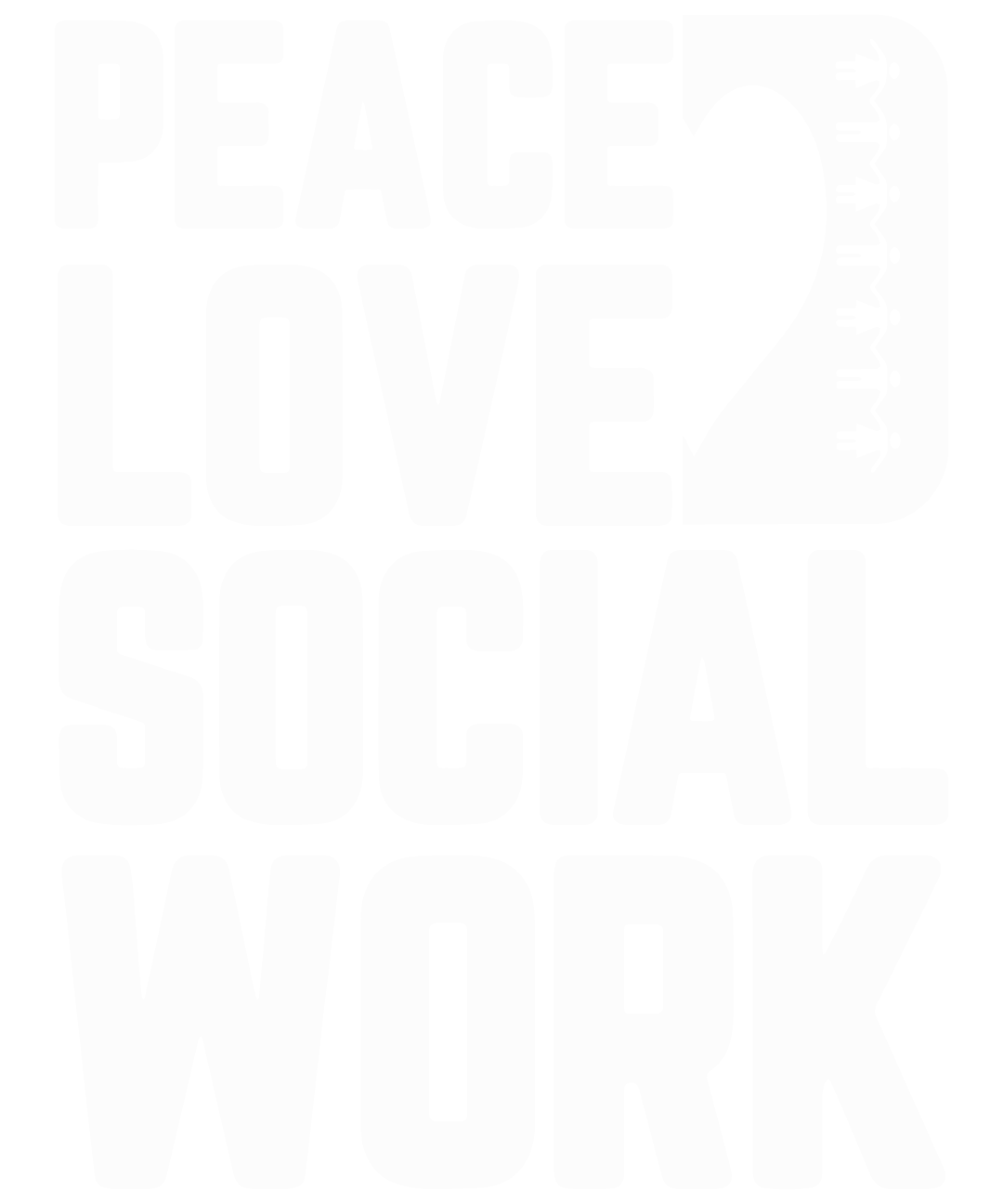 Peace Love Social Work