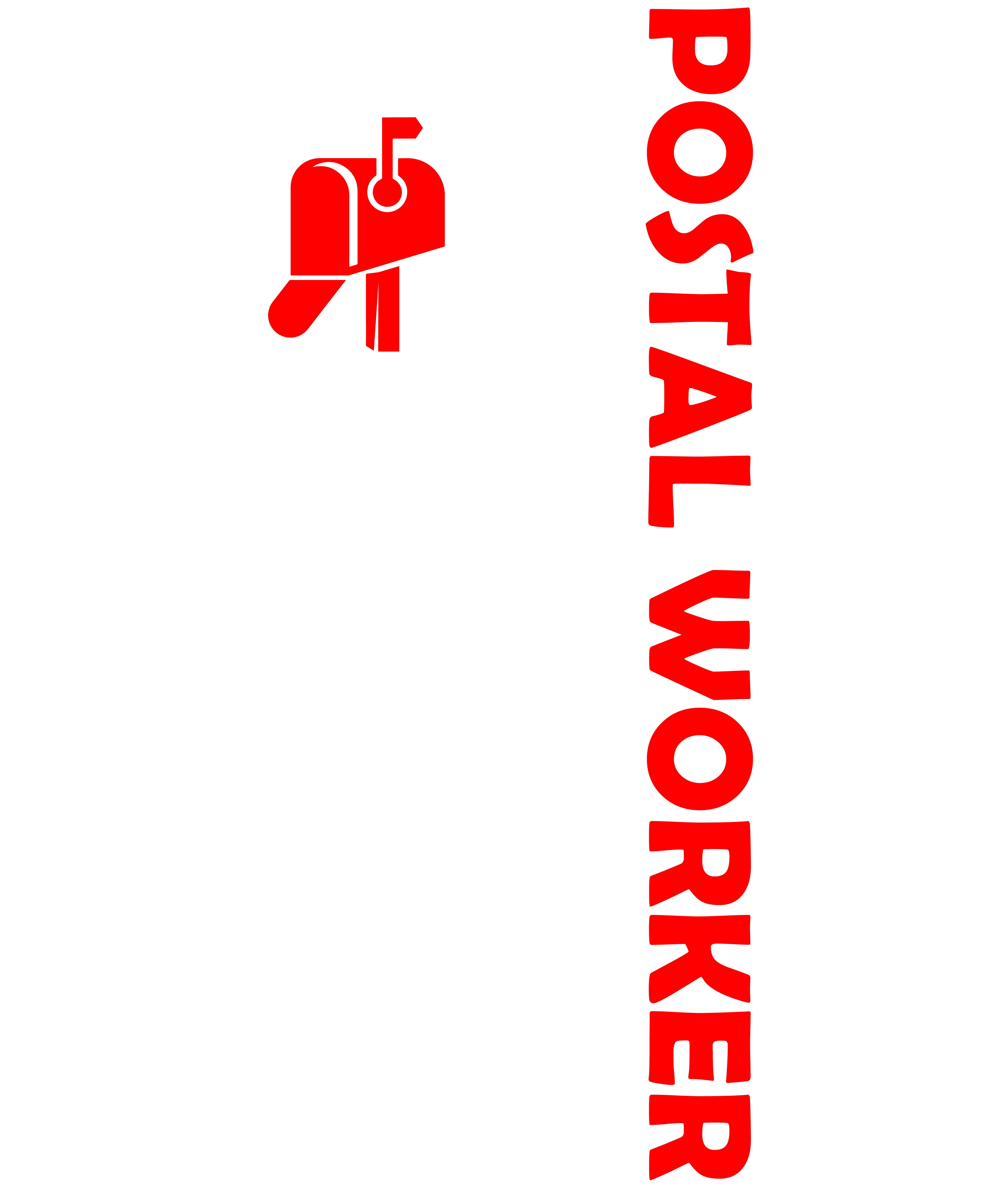 Postal Worker USA Flag