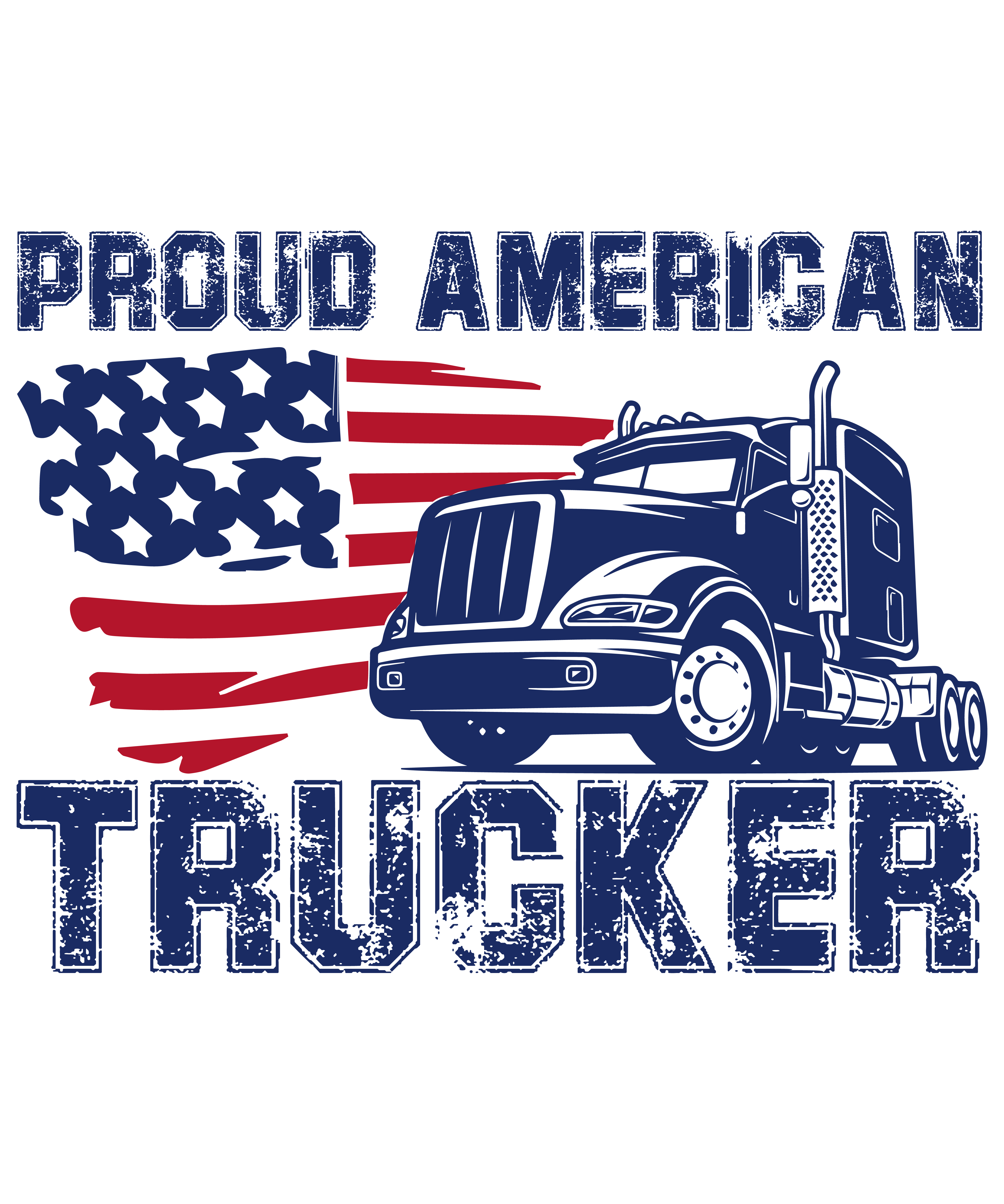 Proud American Trucker