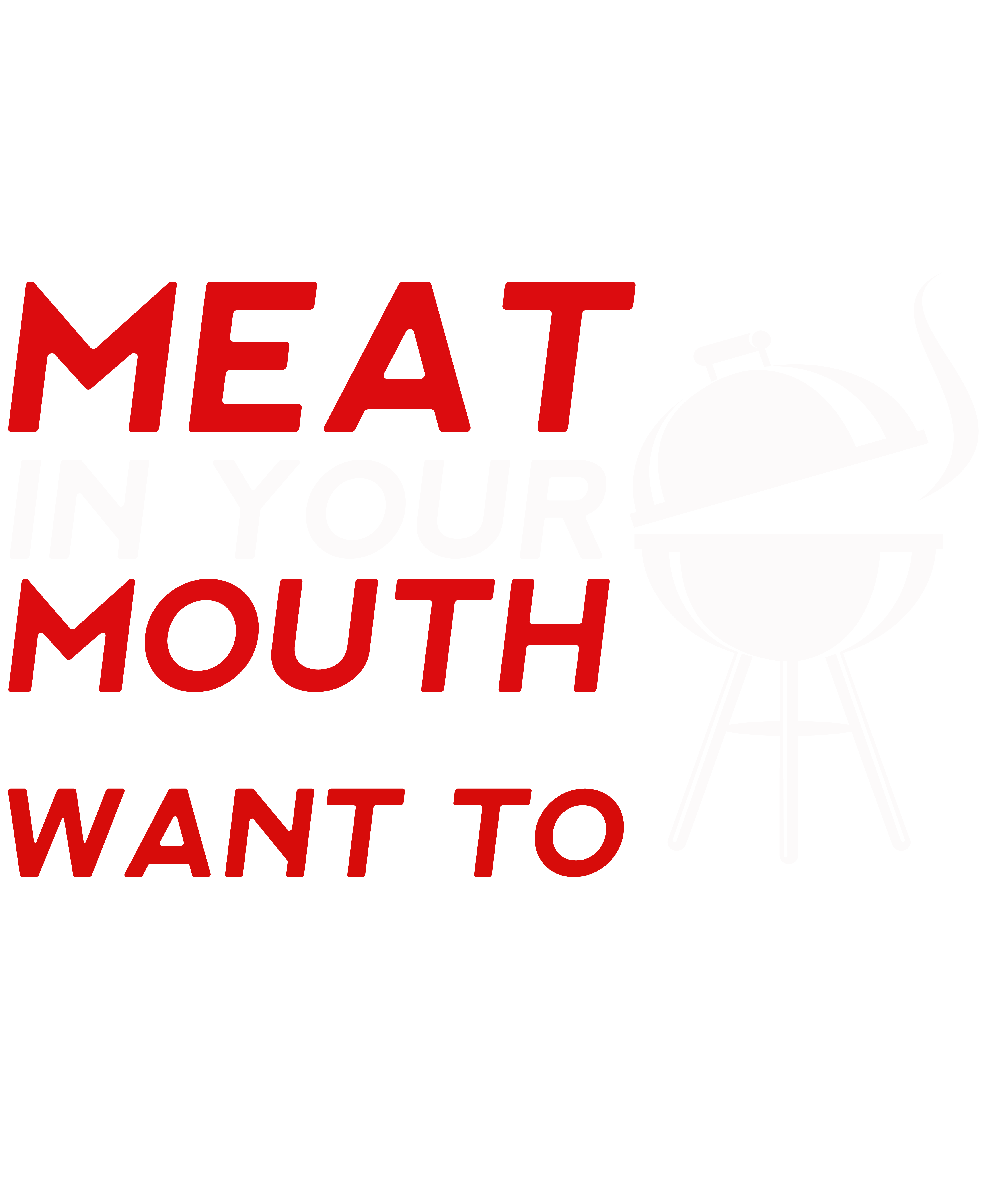 Put My Meat In Your Mouth Funny BBQ Smoker Barbecue Grilling