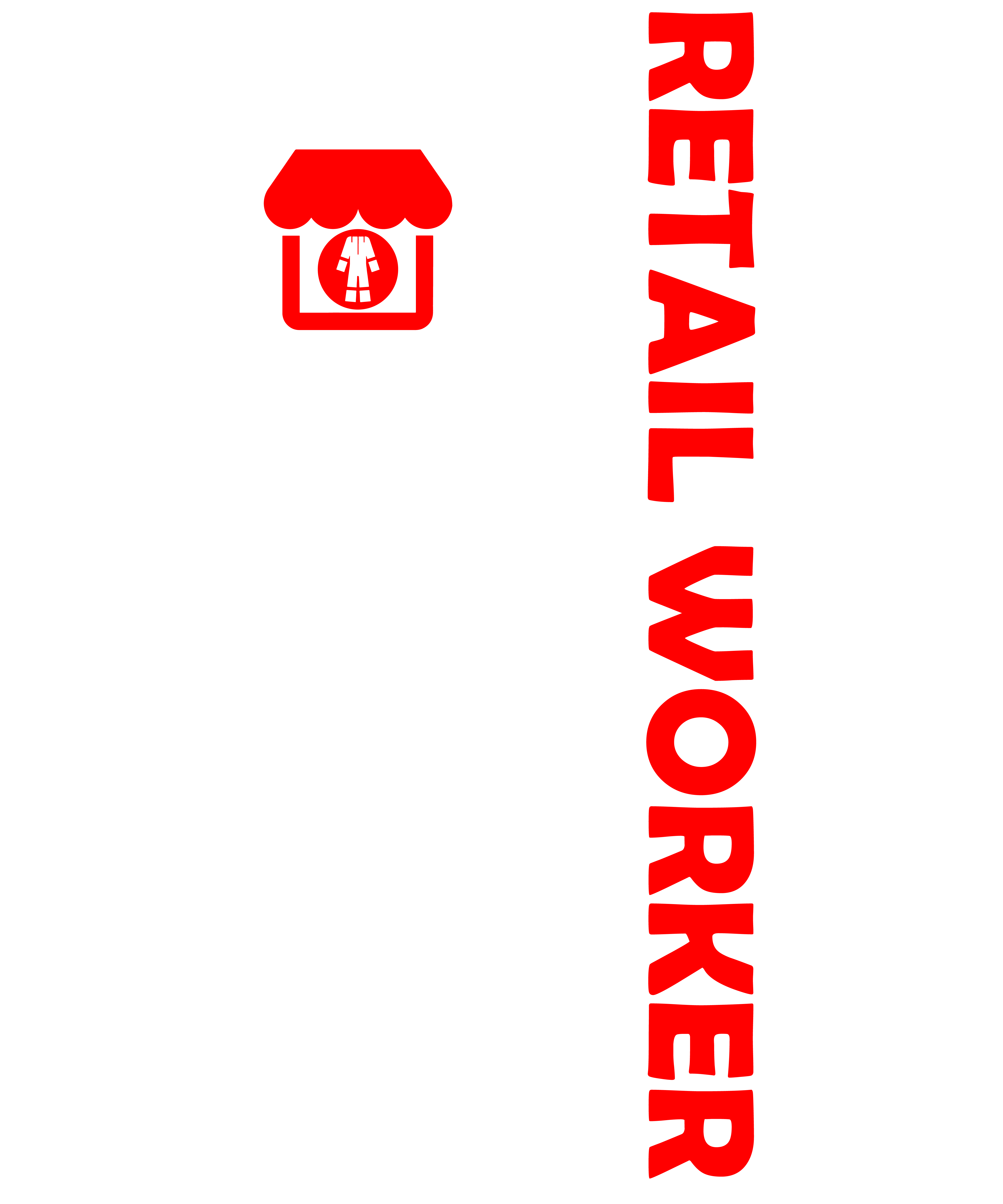 Retail Worker USA Flag