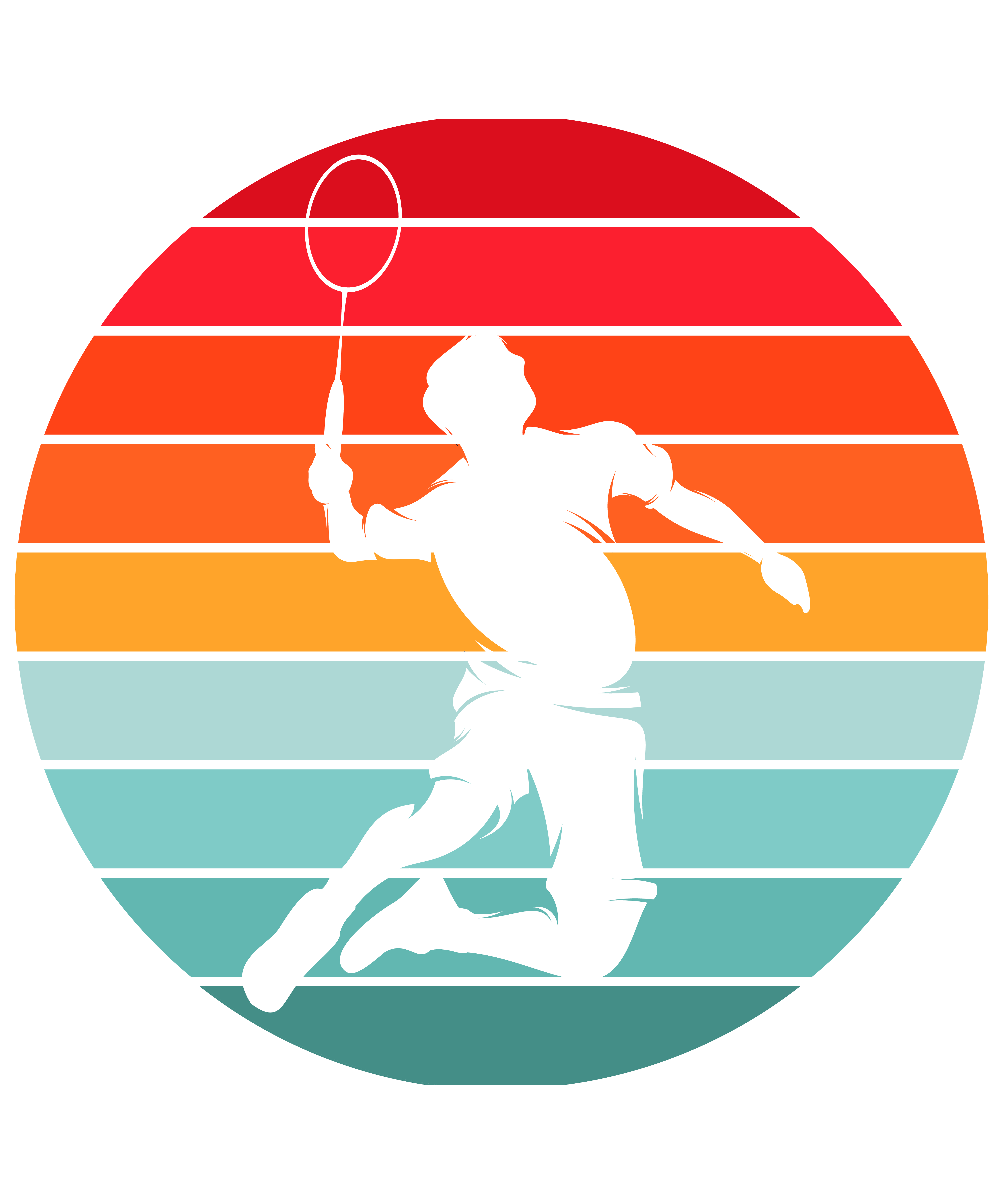 Retro Badminton Racket