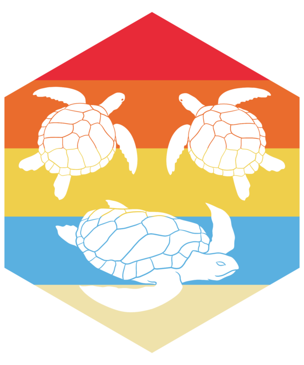 Retro Sea Turtle