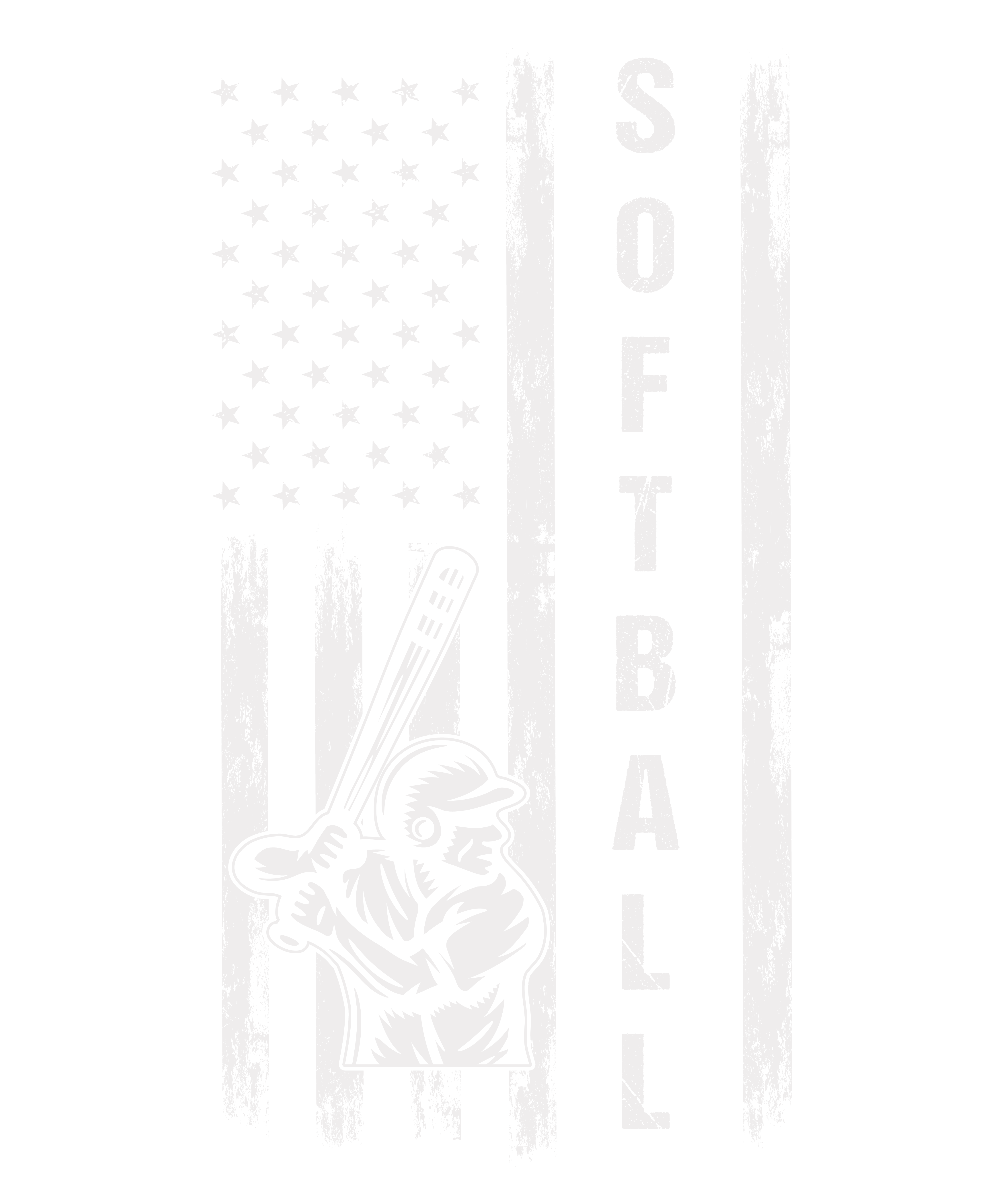 Softball USA Flag v2