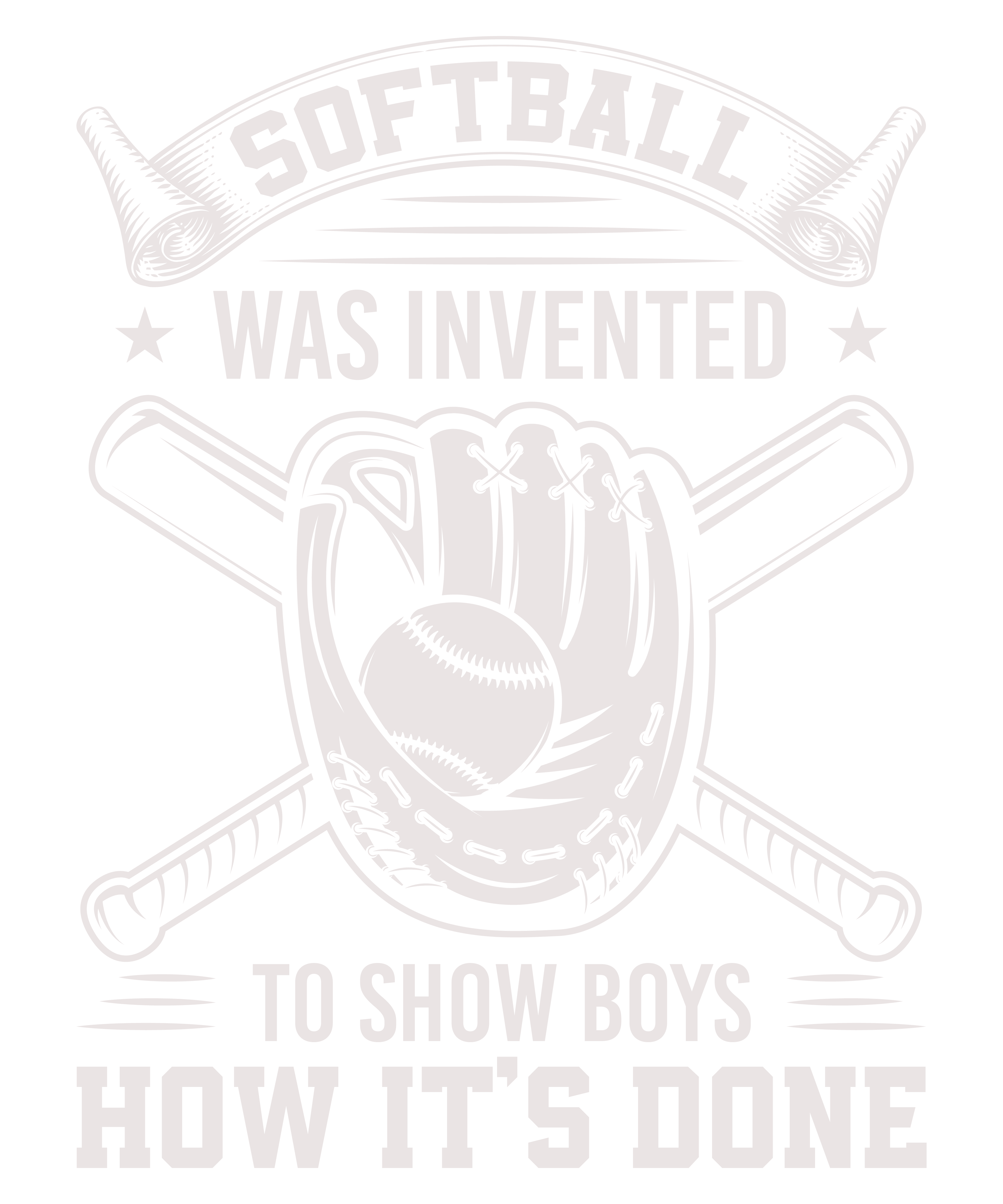 Softball Was Invented To Show Boys How It's Done