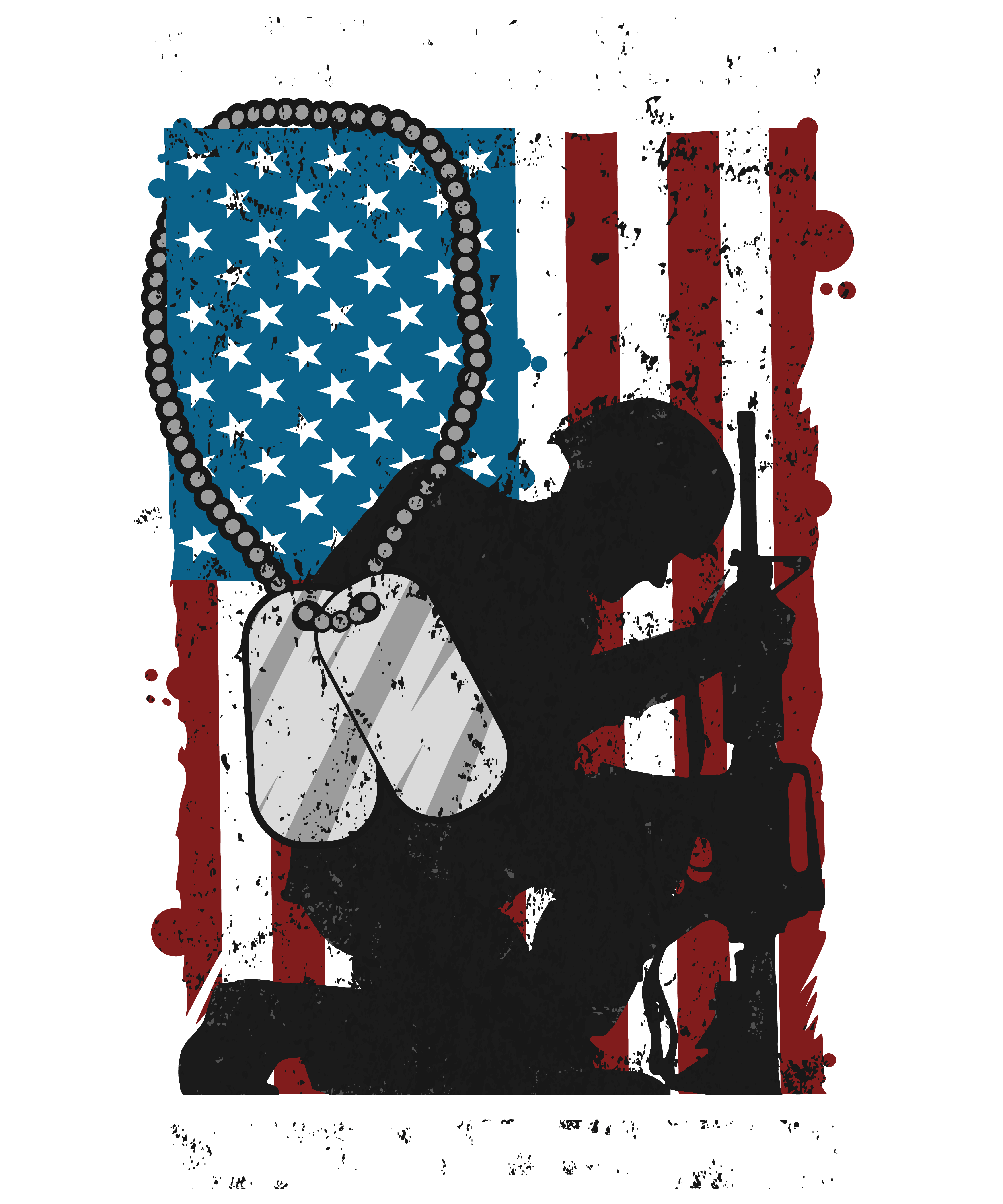 Stand for The Flag Kneel for The Fallen