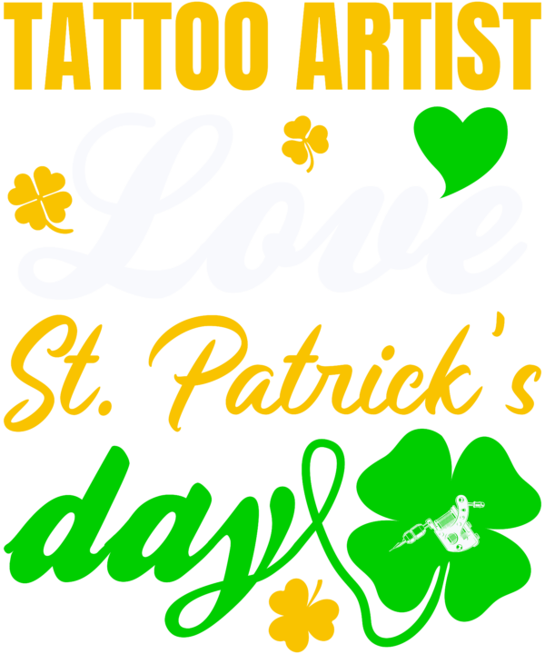 Tattoo Artist St. Patrick's Day