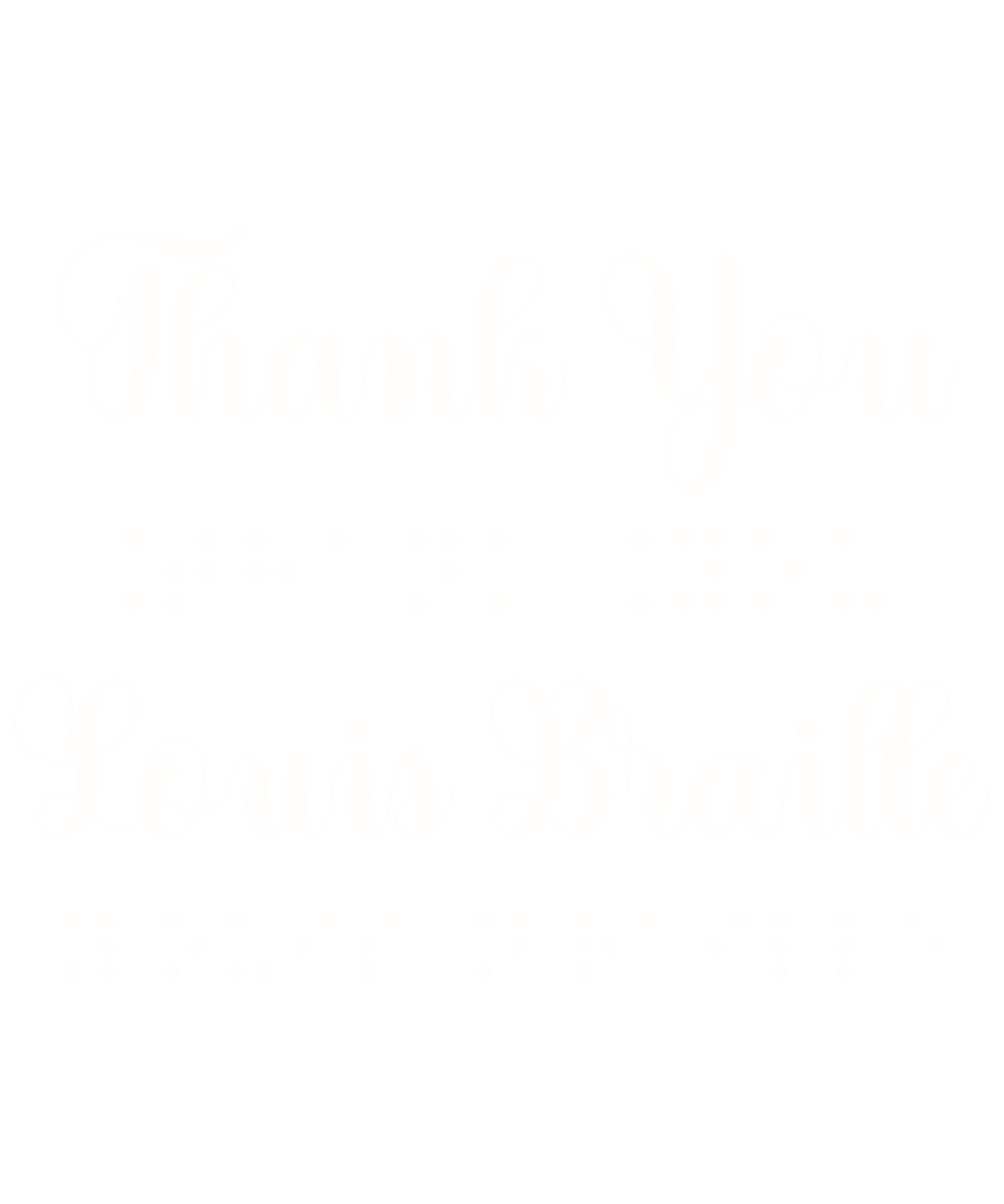 Thank You Louis Braille