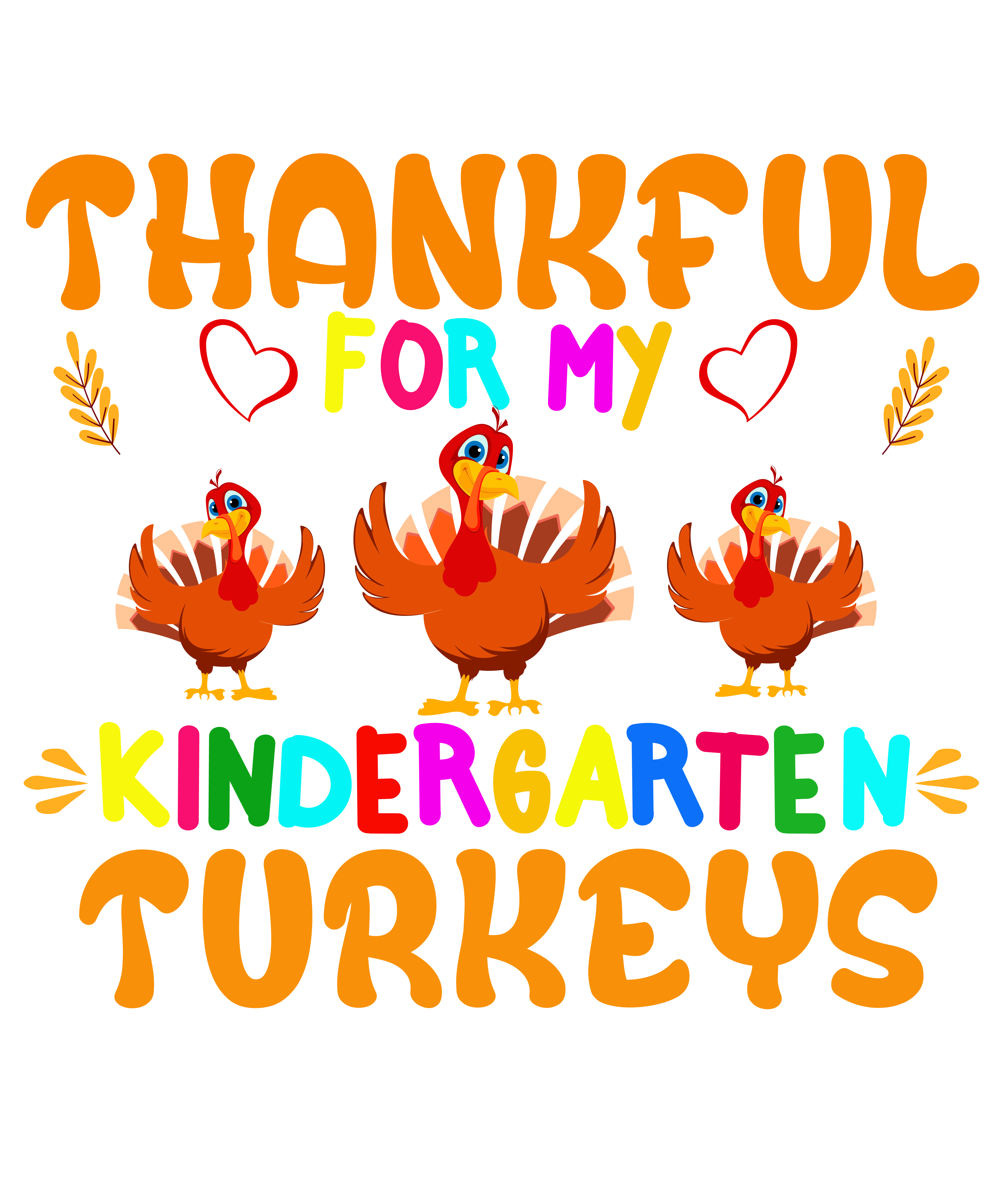 Thankful For My Kindergarten Turkeys
