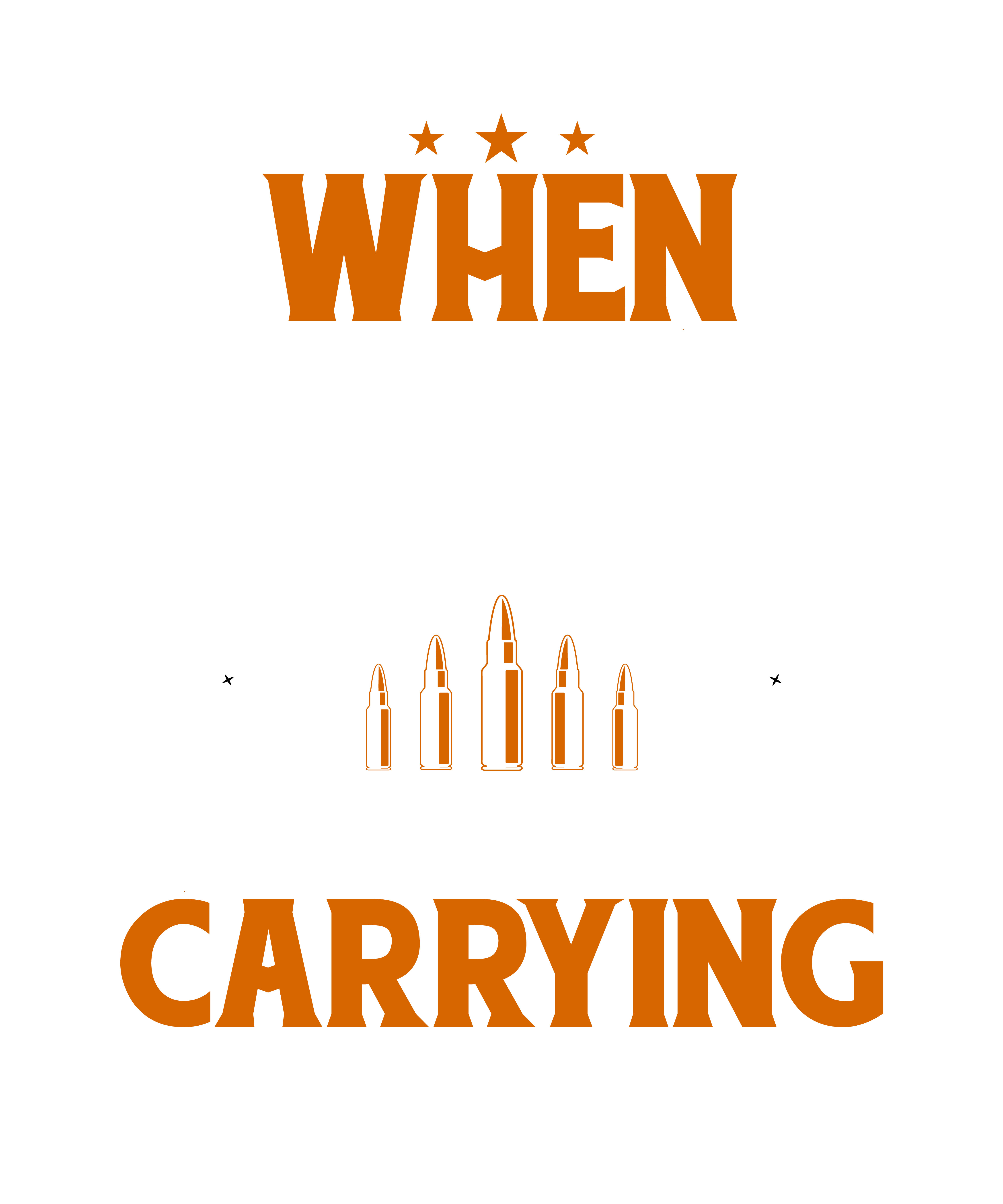 The Things You See When You're Not Carrying A Gun
