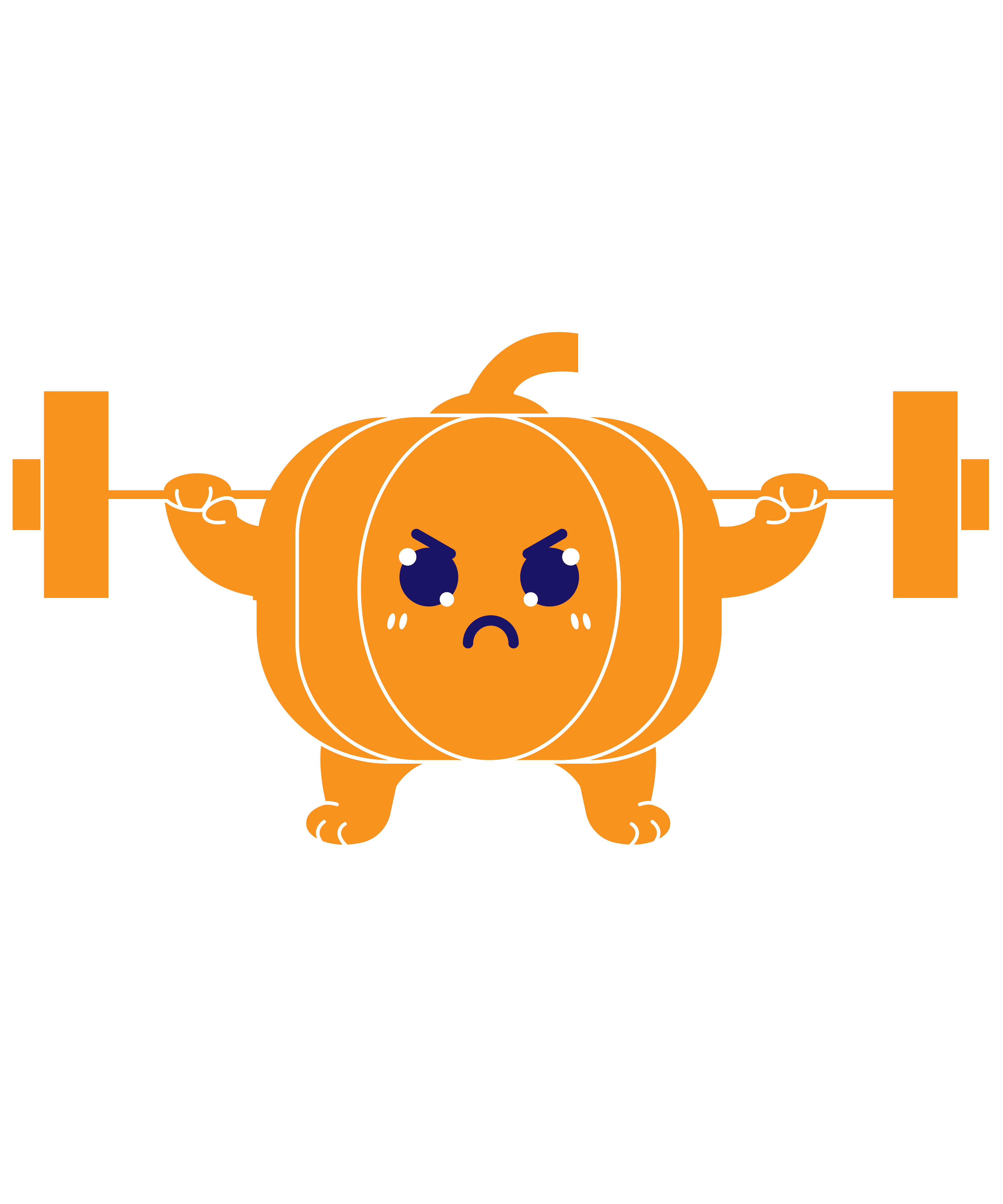 Today Is Leg Day Pumpkin