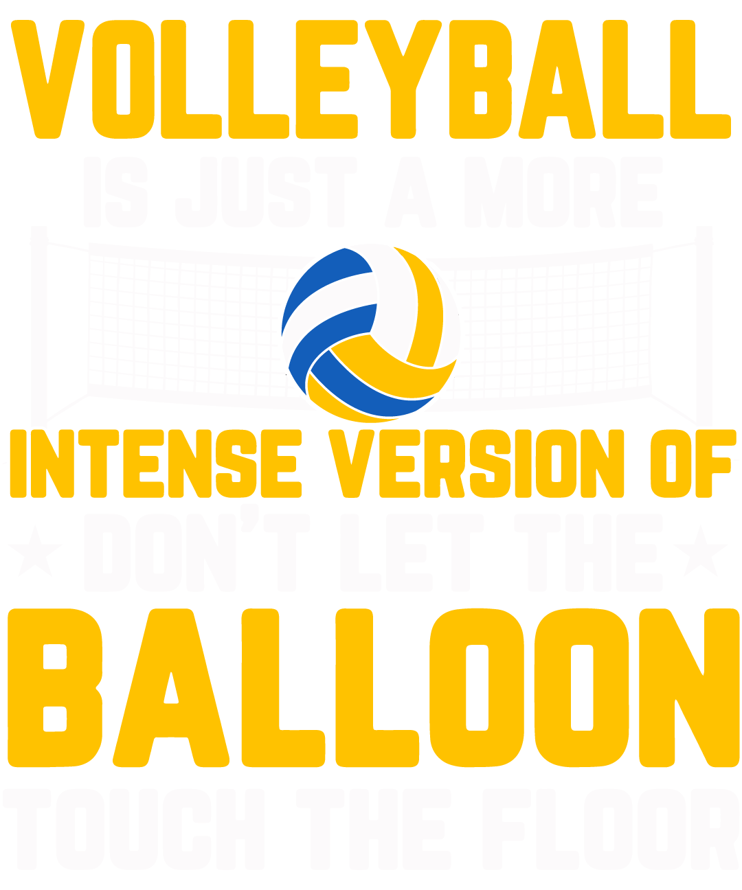 Volleyball Intense Version Of Don't Let The Balloon Touch The Floor