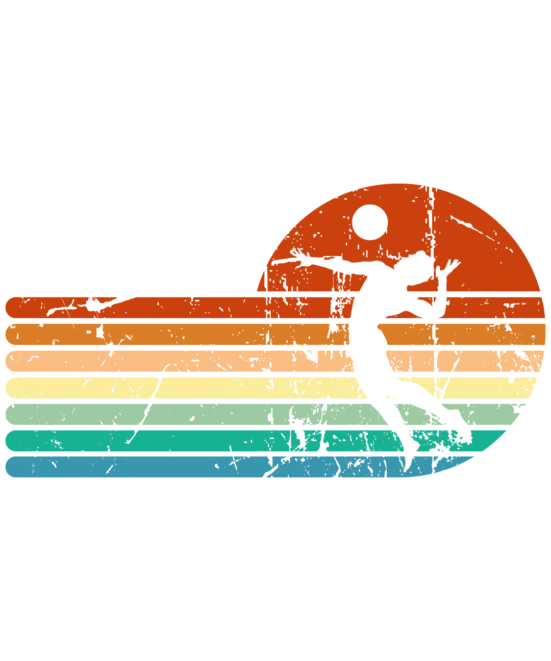 Volleyball Spike Retro