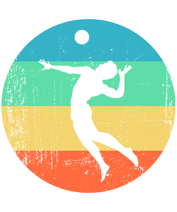 Volleyball Spike Vintage