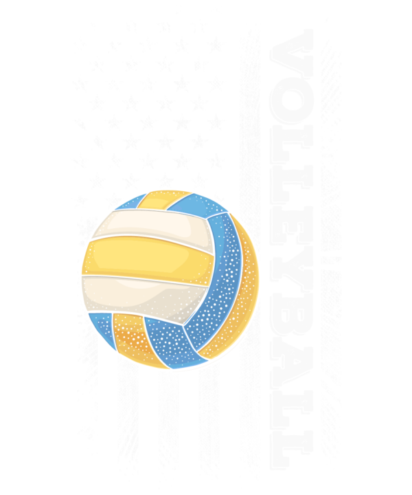 Volleyball USA Flag